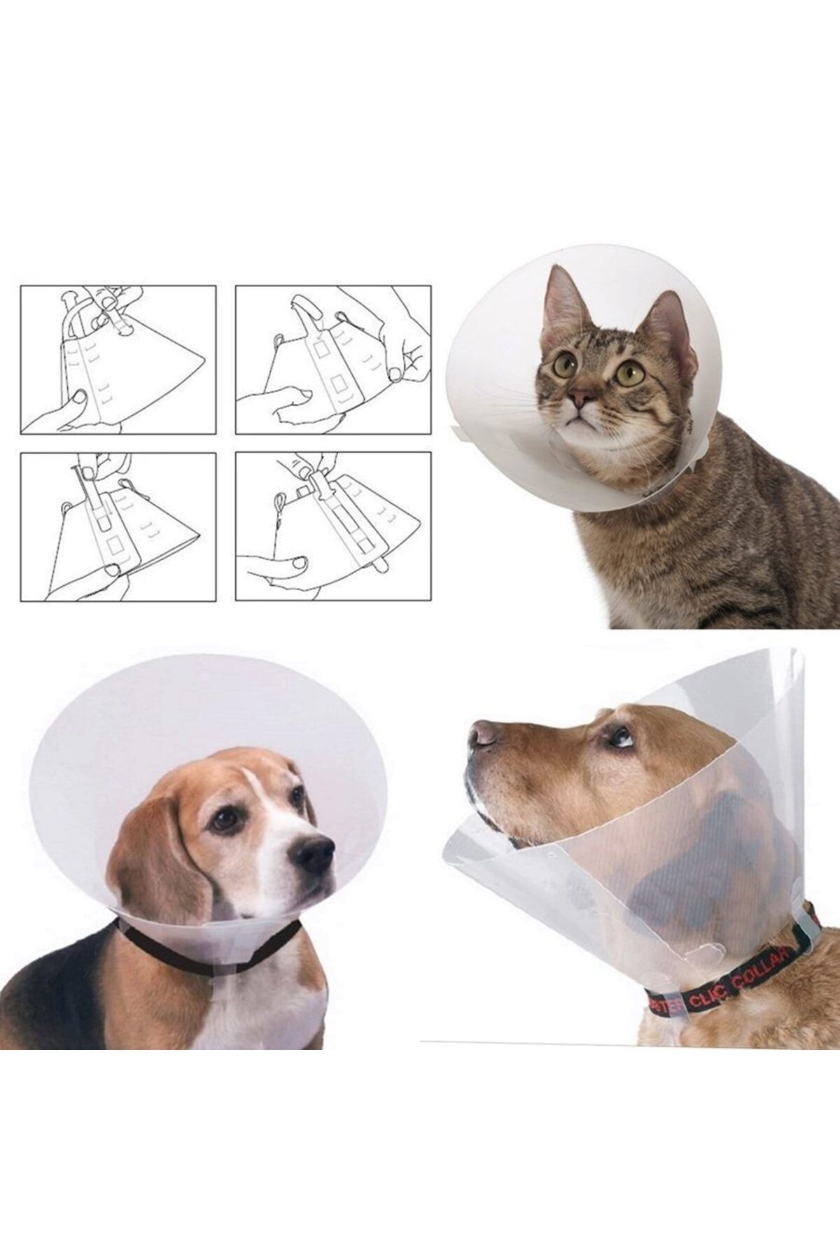 Modafiks Köpek Elizabet Yakalığı 25 cm/26-28-30 cm