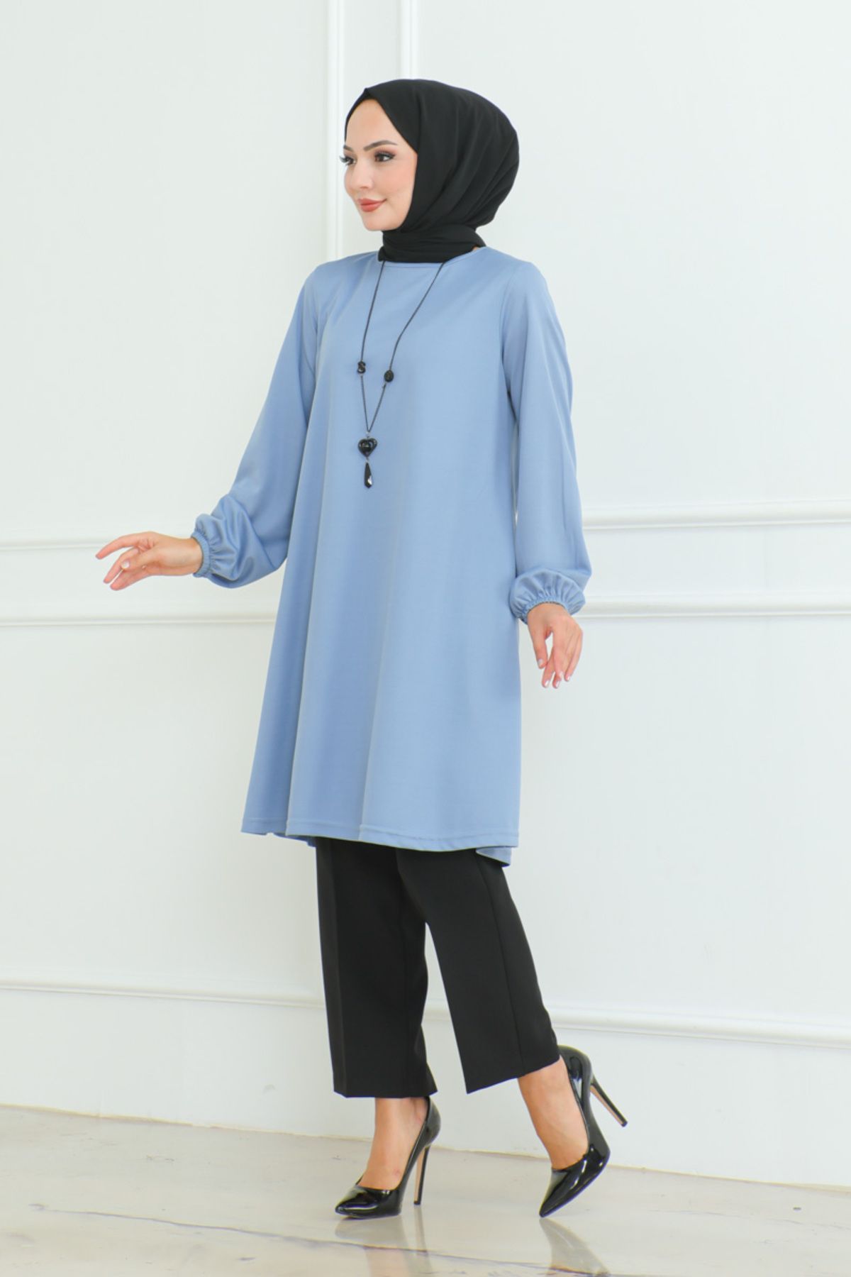 Fashi10 tunik mavi 601