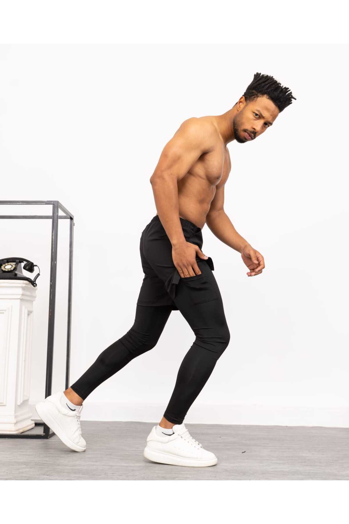 Zula Moda  ERKEK TAYTLI ŞORT / UZUN TAYTLI / MEN'S TIGHTS SHORTS LONG TIGHTS - Görsel 6