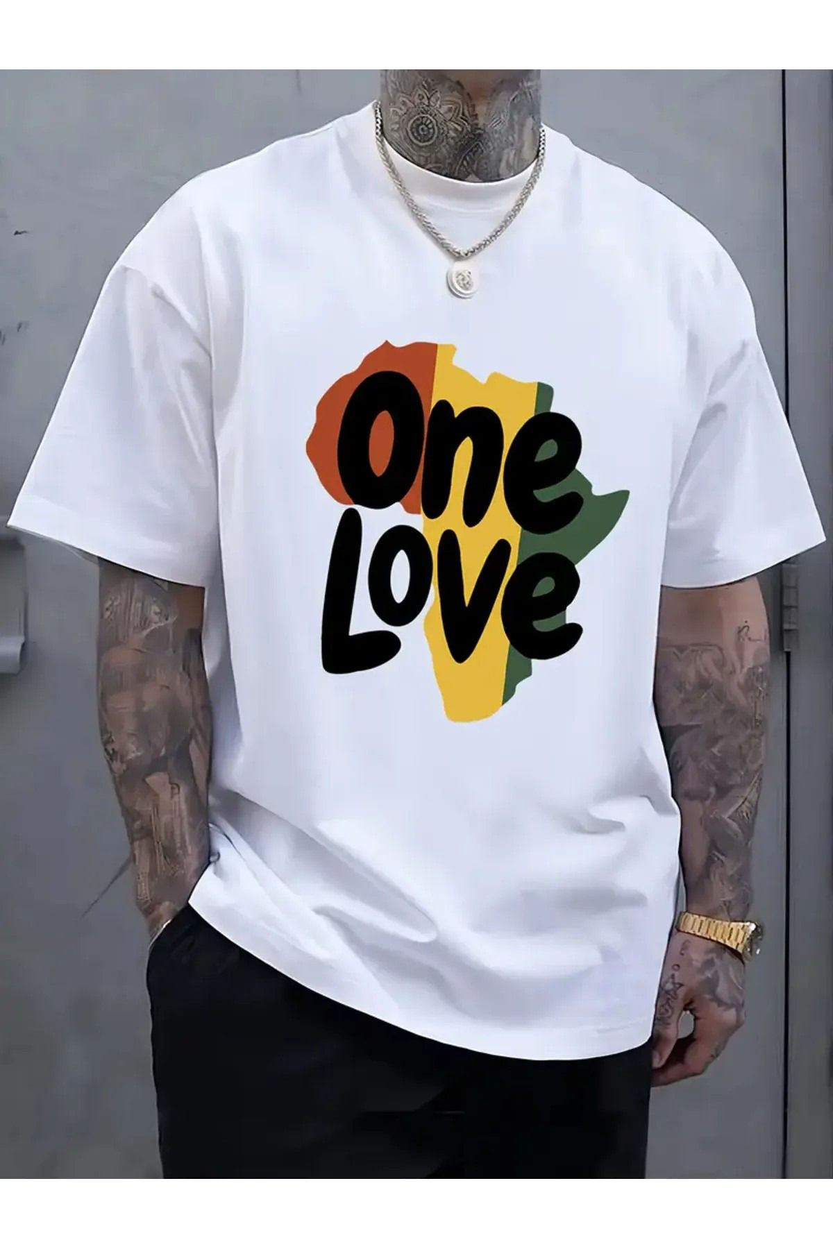 Drapara ONE lOVE Baskılı T-shirt