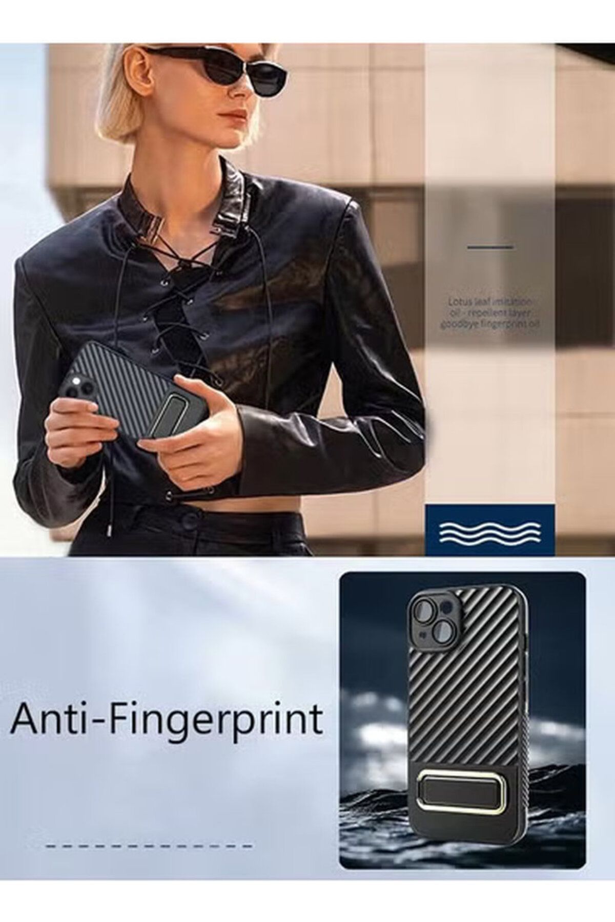 Generic-Duniso Iphone 14 Pro Max Mobile Phone Case Soft Flocking Lining Anti-drop And Anti-fingerprint 2
