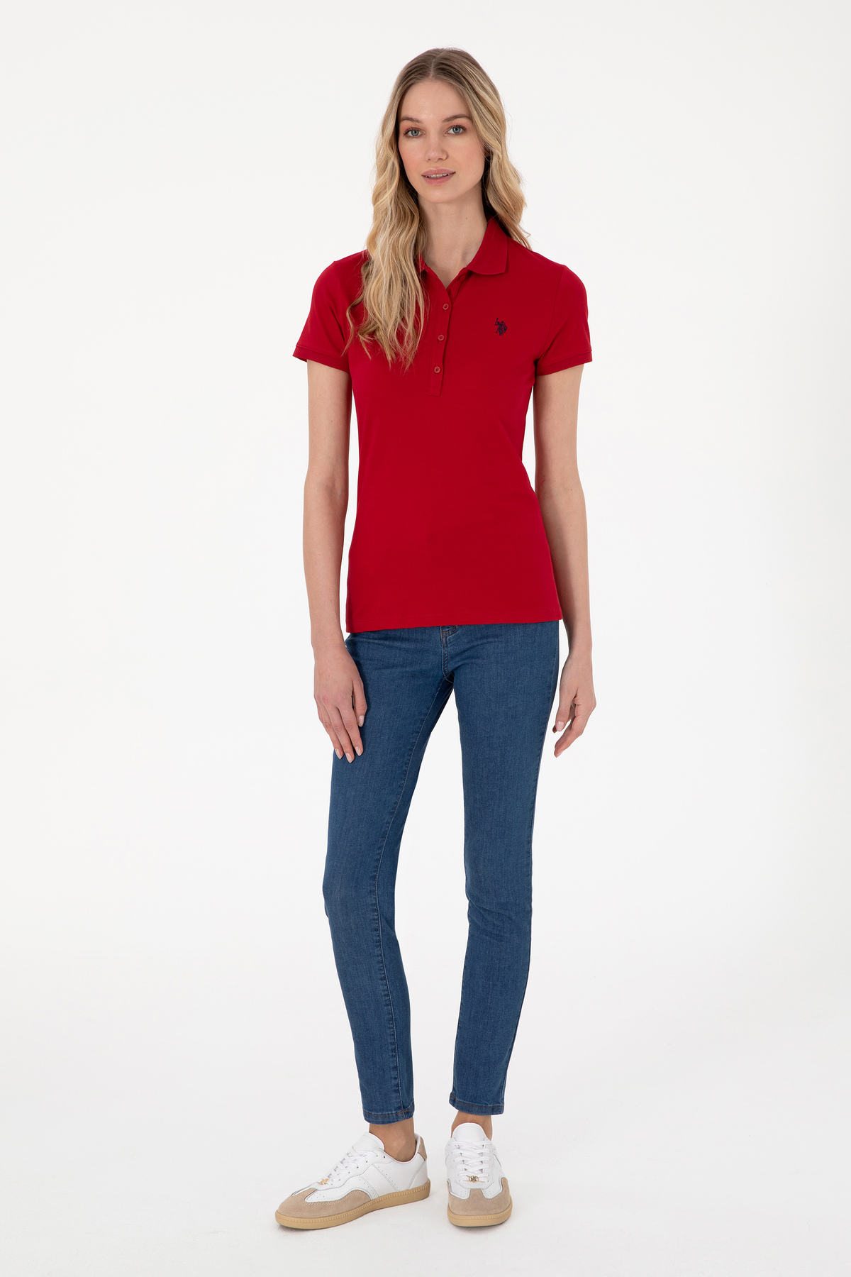 تیشرت پولو یقهدار زنانه U.S. Polo Assn. مدل 50300830-VR171 — 4