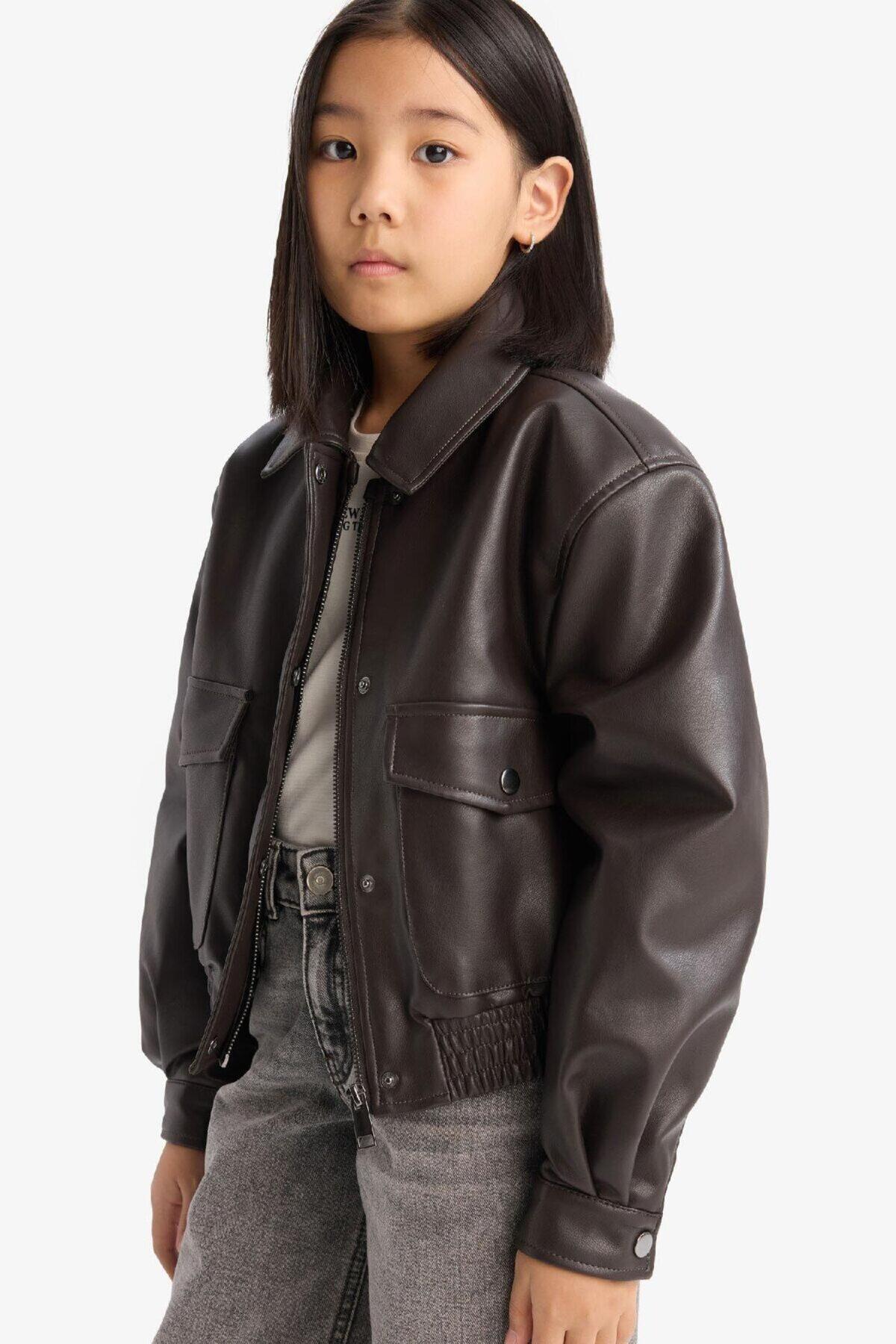DeFacto-D6925A8 Girl's Piu Jacket 4