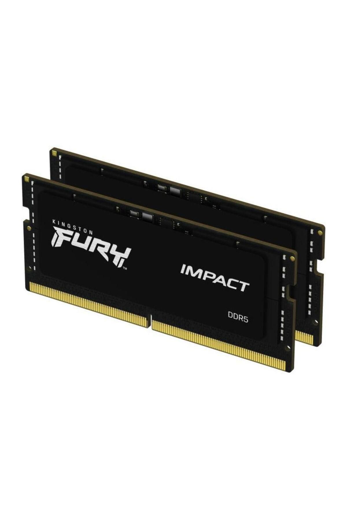 Kingston-Kingston FURY Impact laptop memory, 32GB(2x16GB), DDR5, 4800MHz, CL38, 1.1v, Dual Channel Kit 2