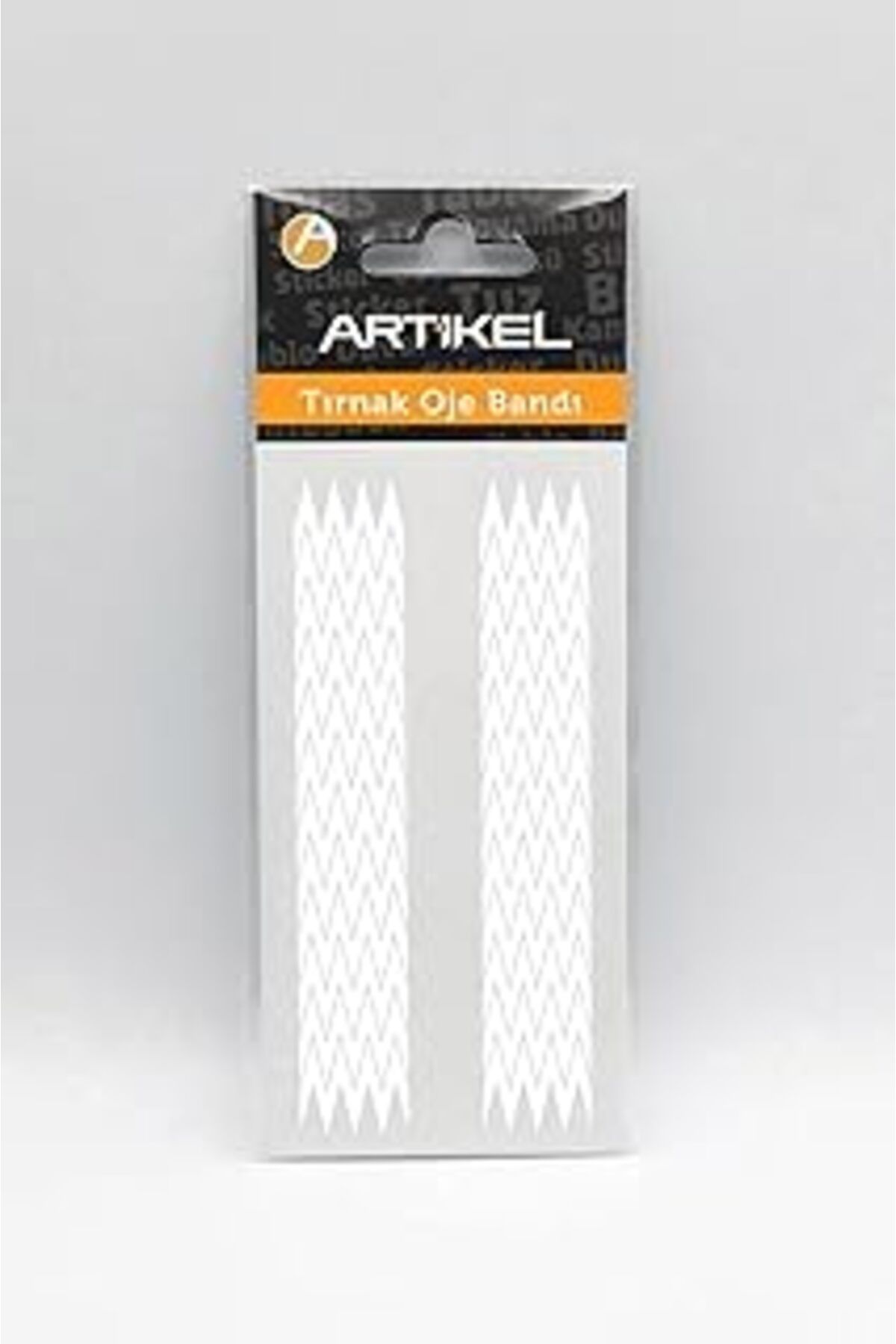 Karachil Artikel Şekiller -9 French Tırnak Oje Bandı, French Tırnak Sticker, French Manikür Bandı