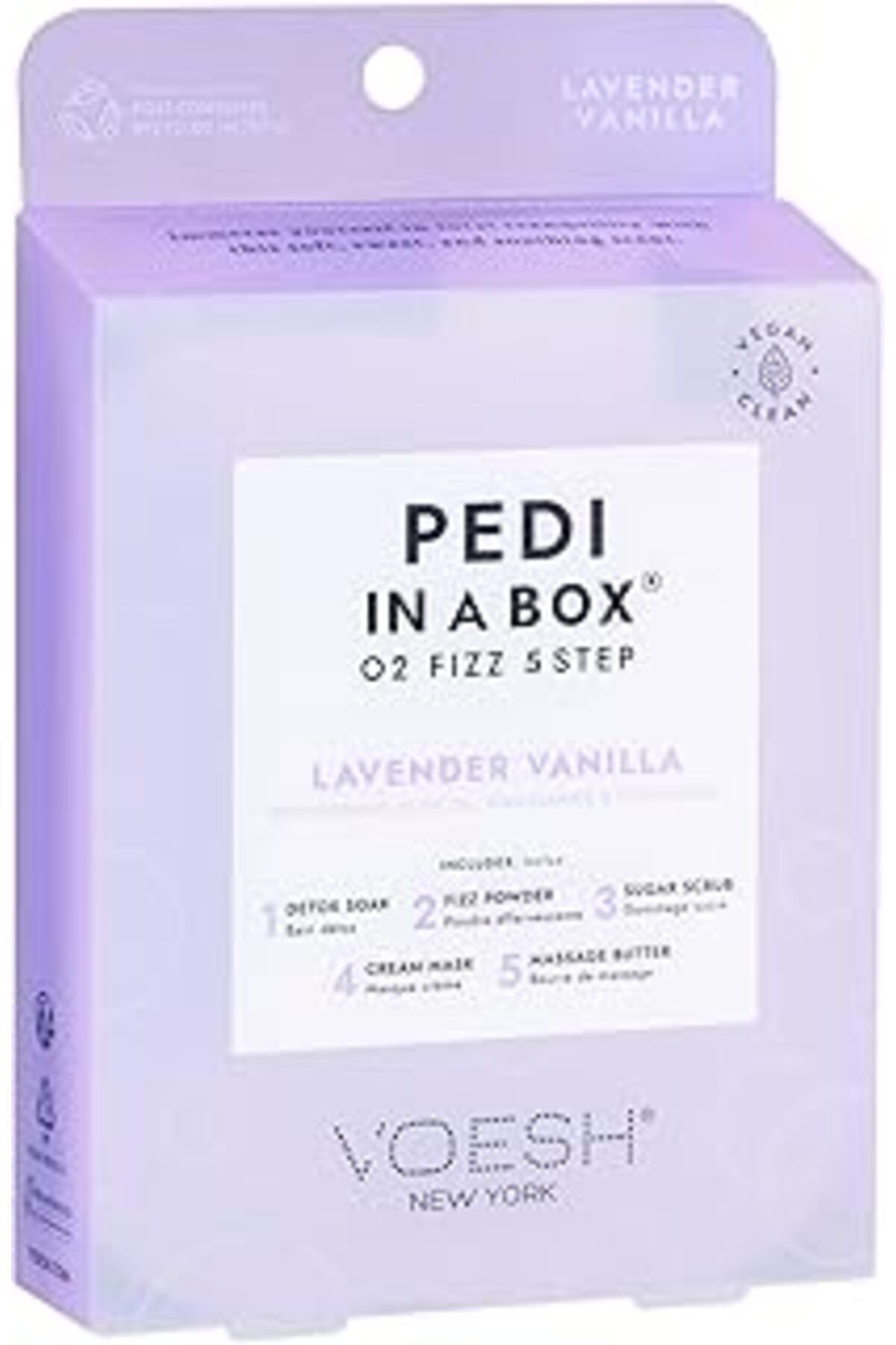 Mu Art Voesh Pedi In A Box O2 Fizz 5 Adımlı Pedikür Seti Lavanta Vanilya