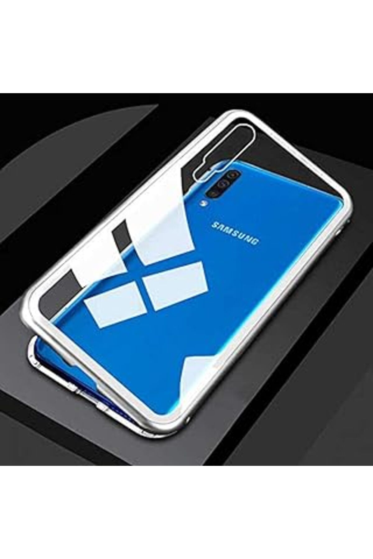 Mu Art Galaxy M30 Ile Uyumlu Devrim Gri Cep Telefonu Kılıfı