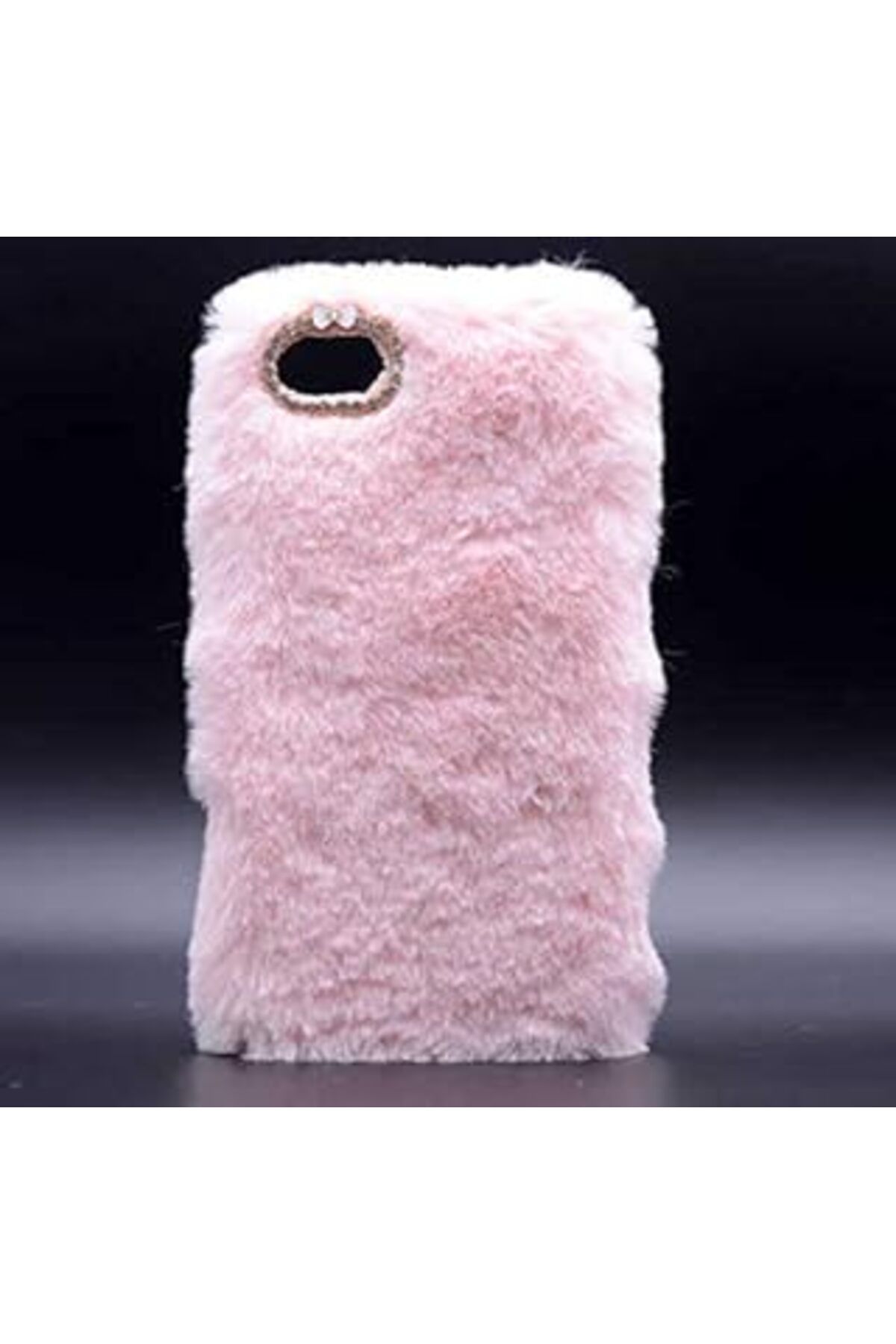 Mu Art P9 Lite Mini Uyumlu Tüylü Peluslu Silikon Kılıf