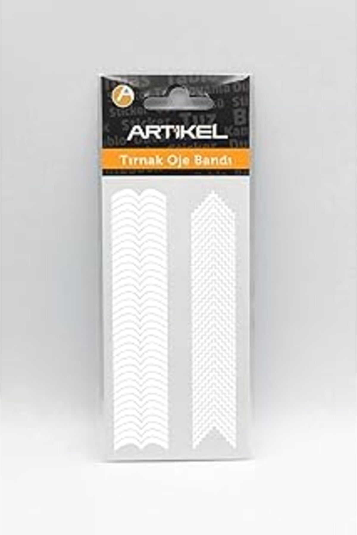 Karachil Artikel Şekiller -8 French Tırnak Oje Bandı, French Tırnak Sticker, French Manikür Bandı