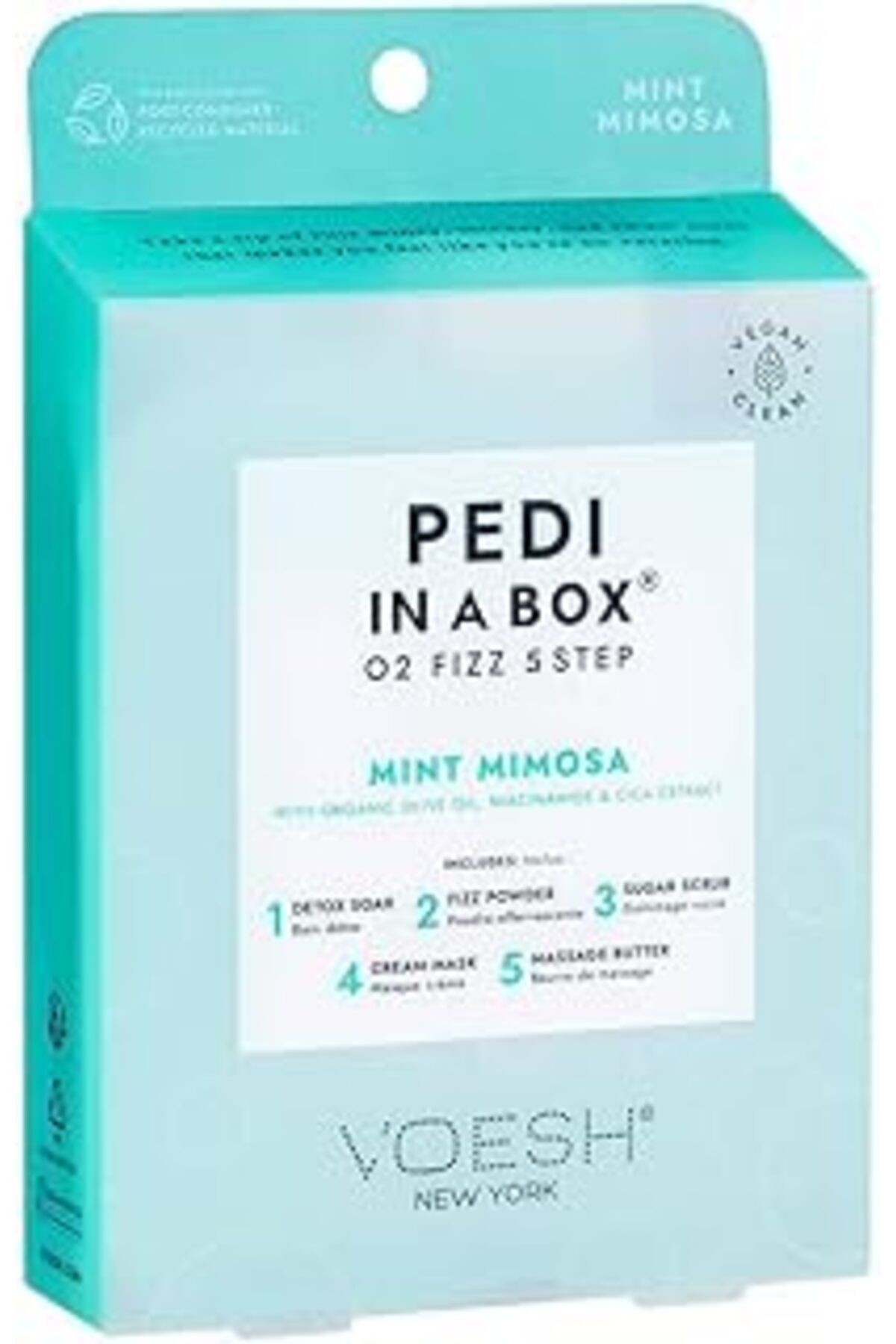 Mu Art Voesh Pedi In A Box O2 Fizz 5 Adımlı Pedikür Seti Nane Mimoza