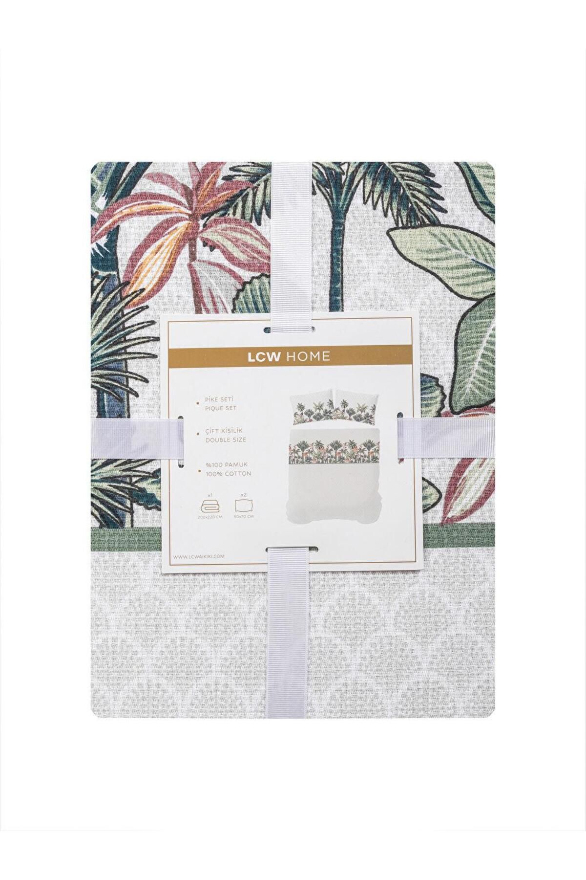 LC Waikiki-Lcw Home Patterned Double Pique Set 7