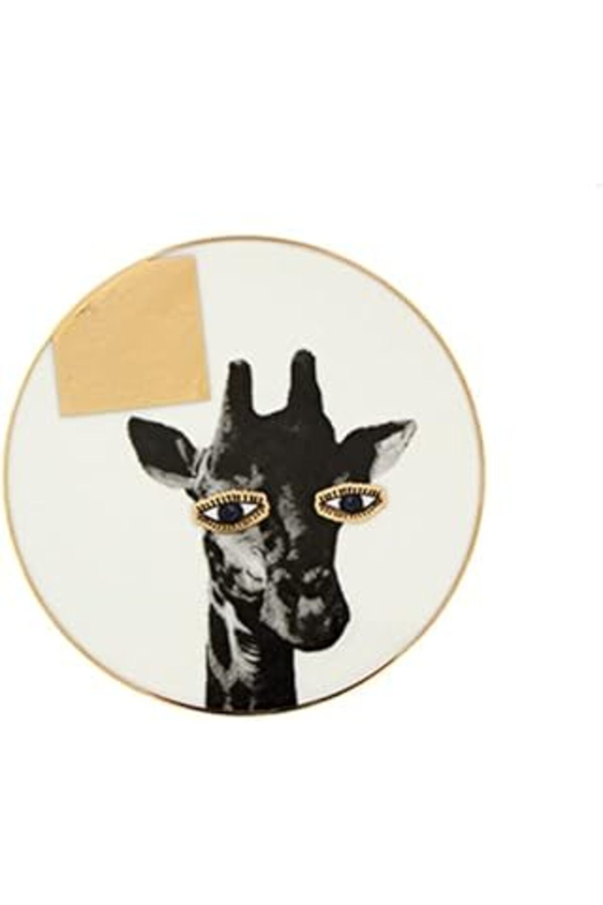 Mu Art Porland Wild Life Giraffe Bardak Altlık 10Cm 04Alm006620