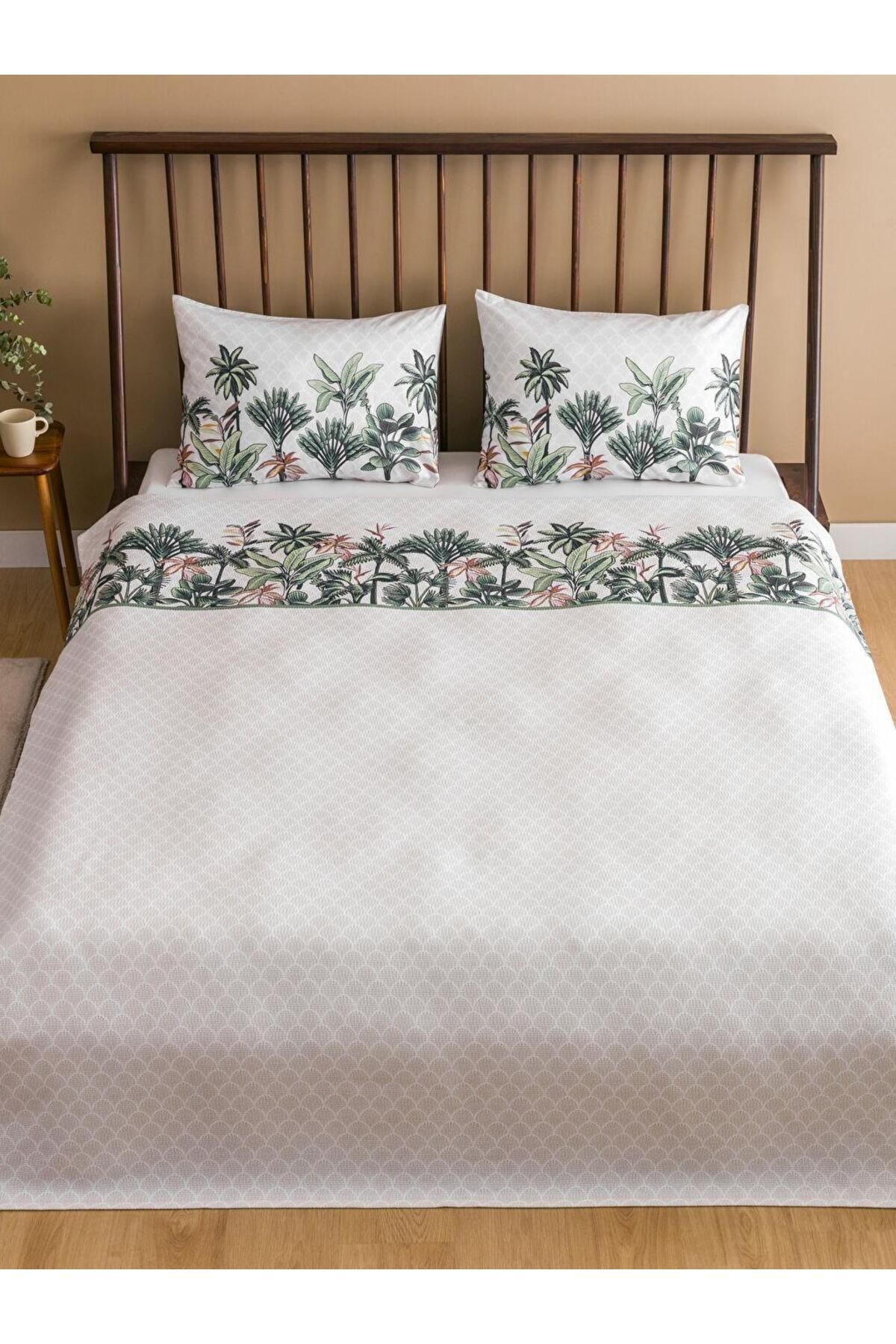 LC Waikiki-Lcw Home Patterned Double Pique Set 2