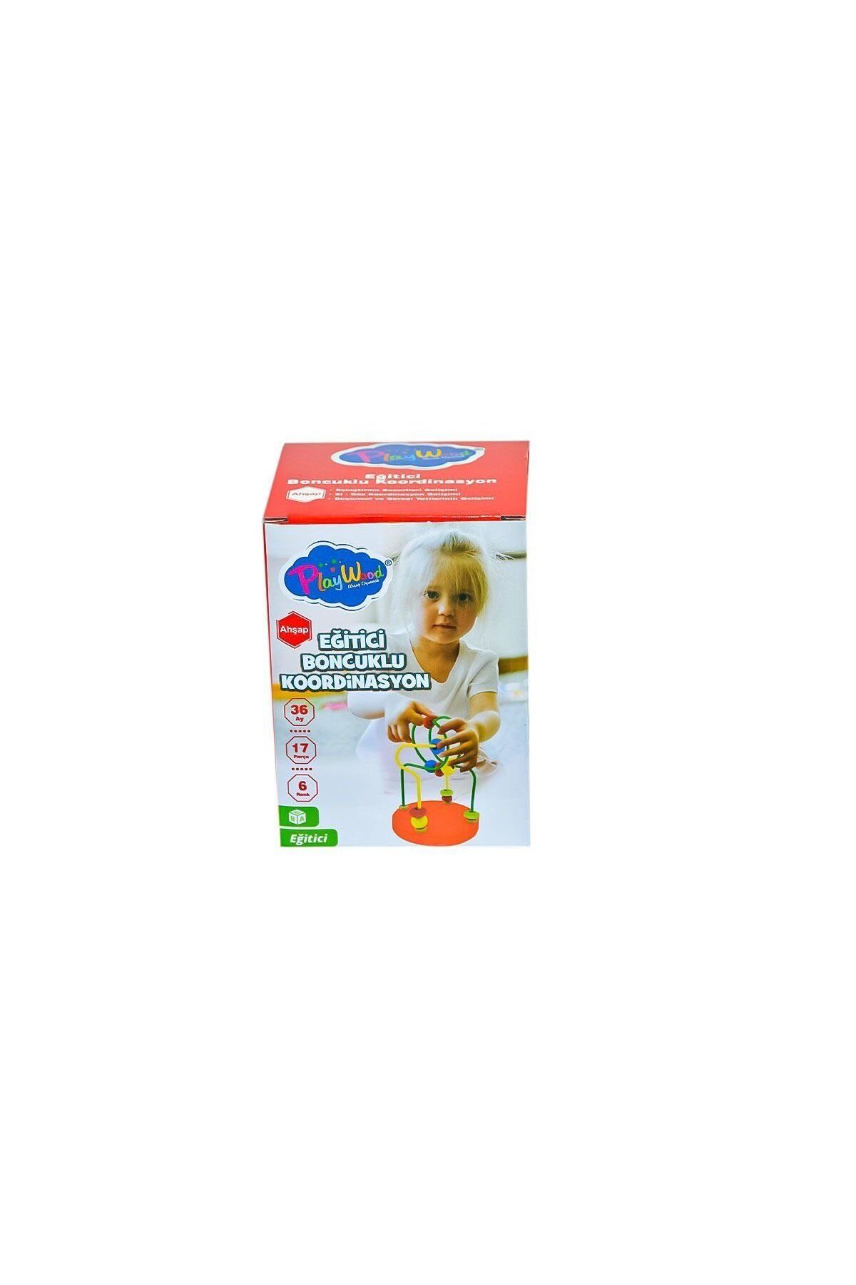 TimeStart ONY-394 Ahşap Kutuda Mini Boncuklu Koordinasyon - Onyıl Oyuncak