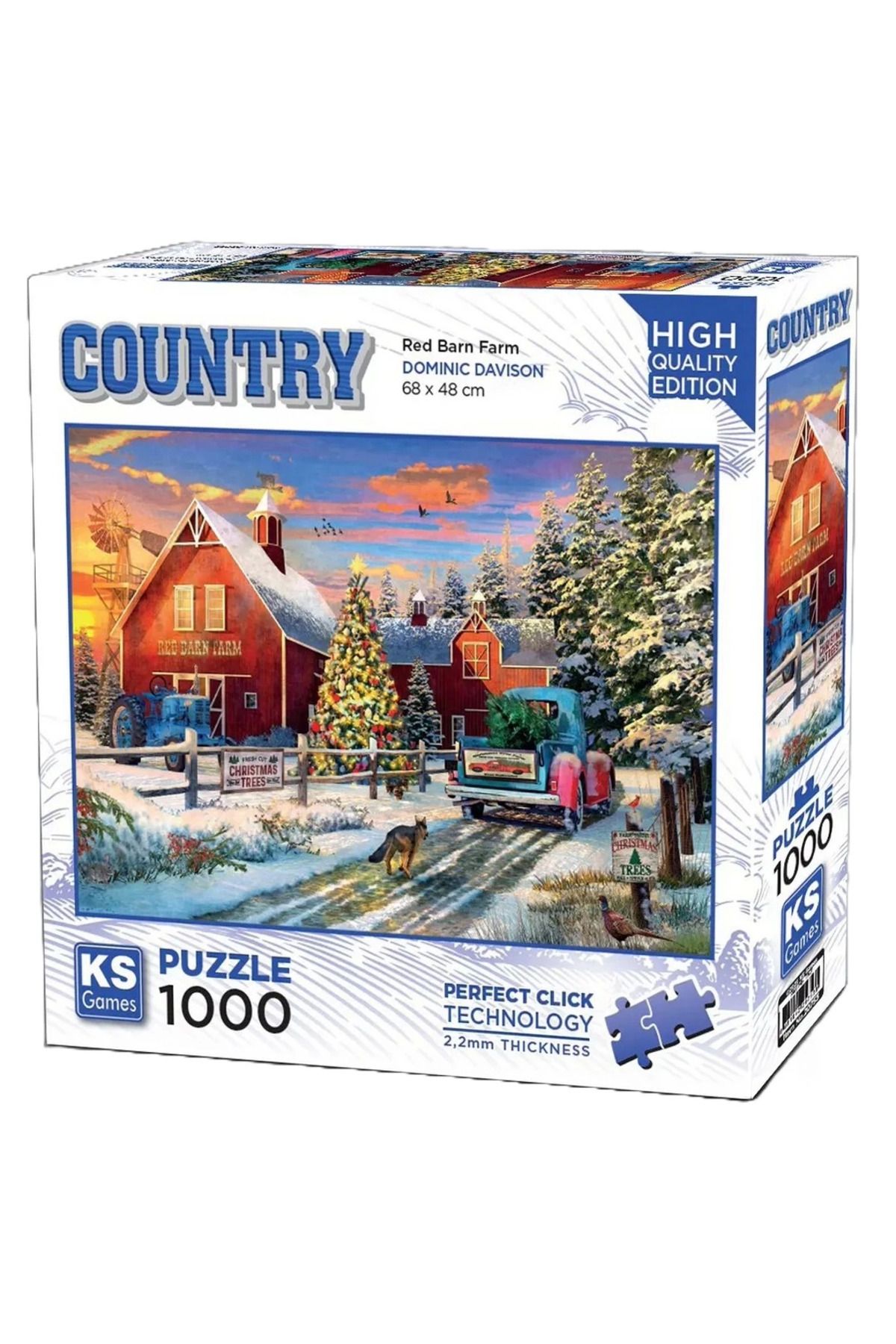 TimeStart Eğitici Games Red Barn Farm Puzzle 1000 Parça 20753
