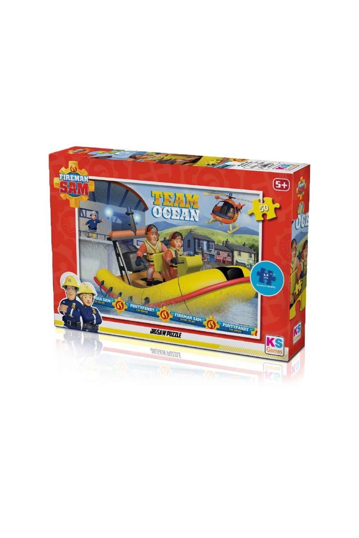 TimeStart FRS 709 FİREMAN SAM PUZZLE 50 PARÇA -KS