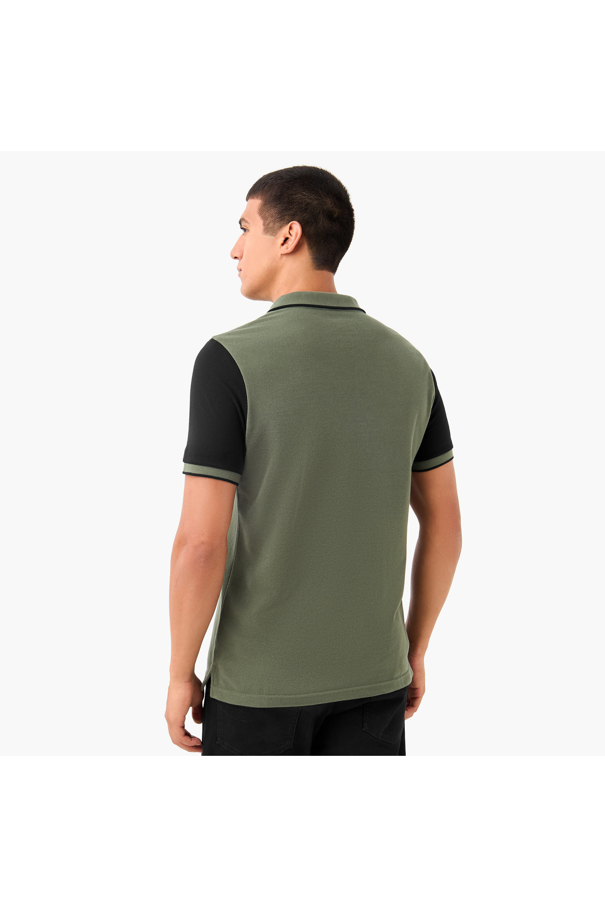 FAV-Logo Embroidered Polo T-shirt 3