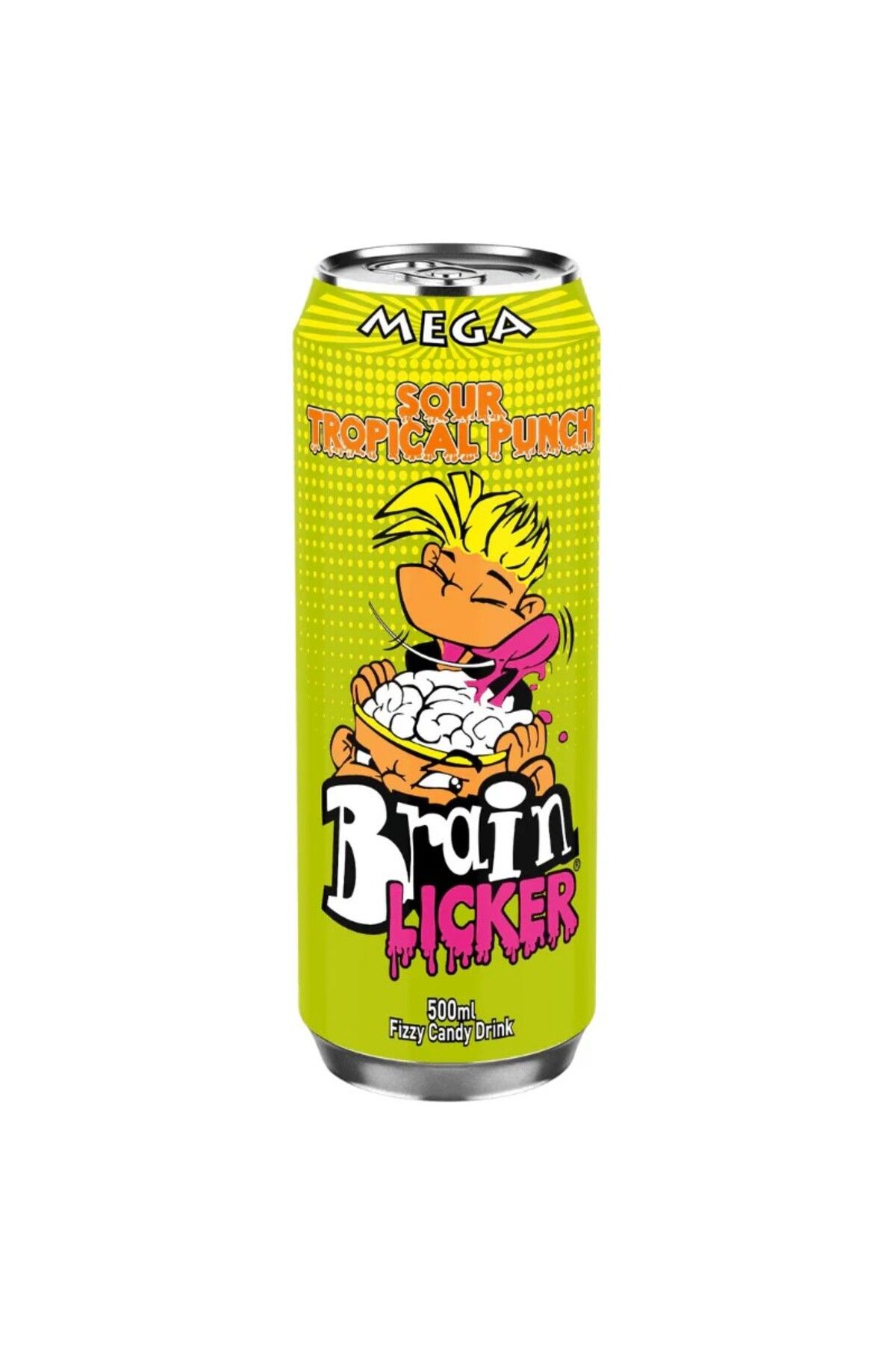 Brain Licker Sour Tropical Punch Fizzy Candy Drink 500ml