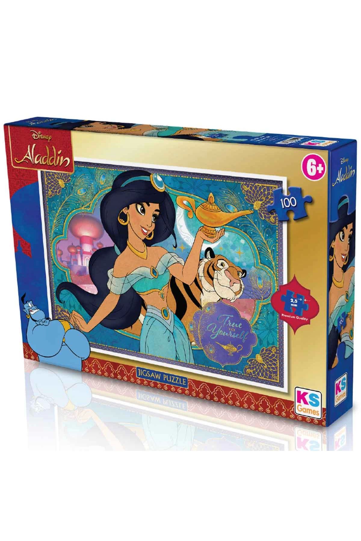 TimeStart Eğitici Aladdin 100 Parça Puzzle