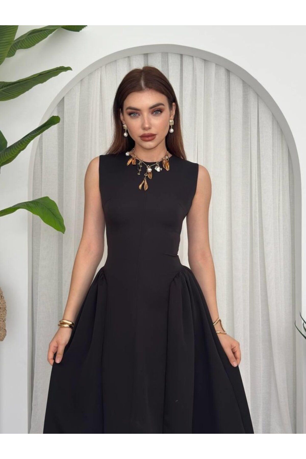 1001moda Kiyen Midi Elbise