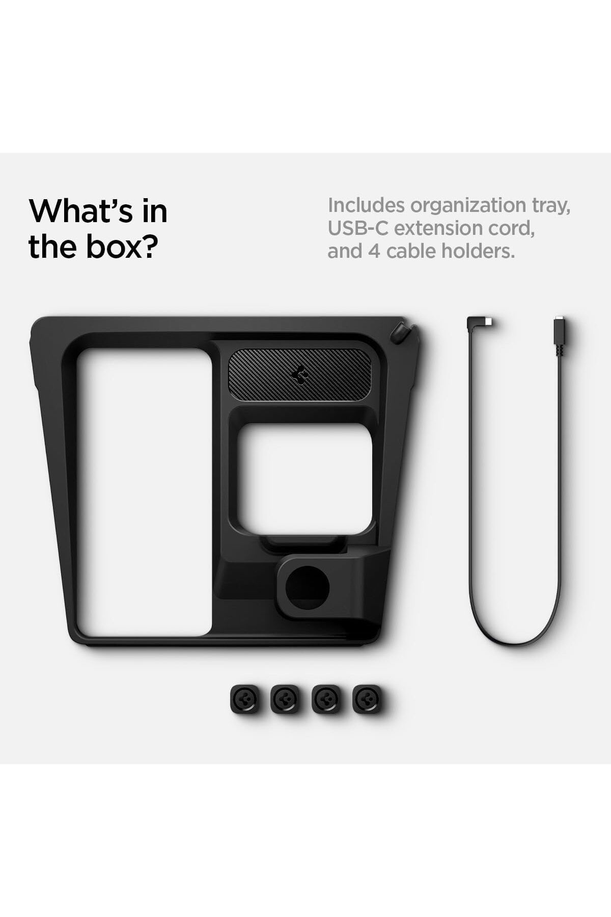 Spigen-3 in 1 Wireless Charging Hub Mount for Tesla Model 3 Highland Watch Charger NOT Included 7