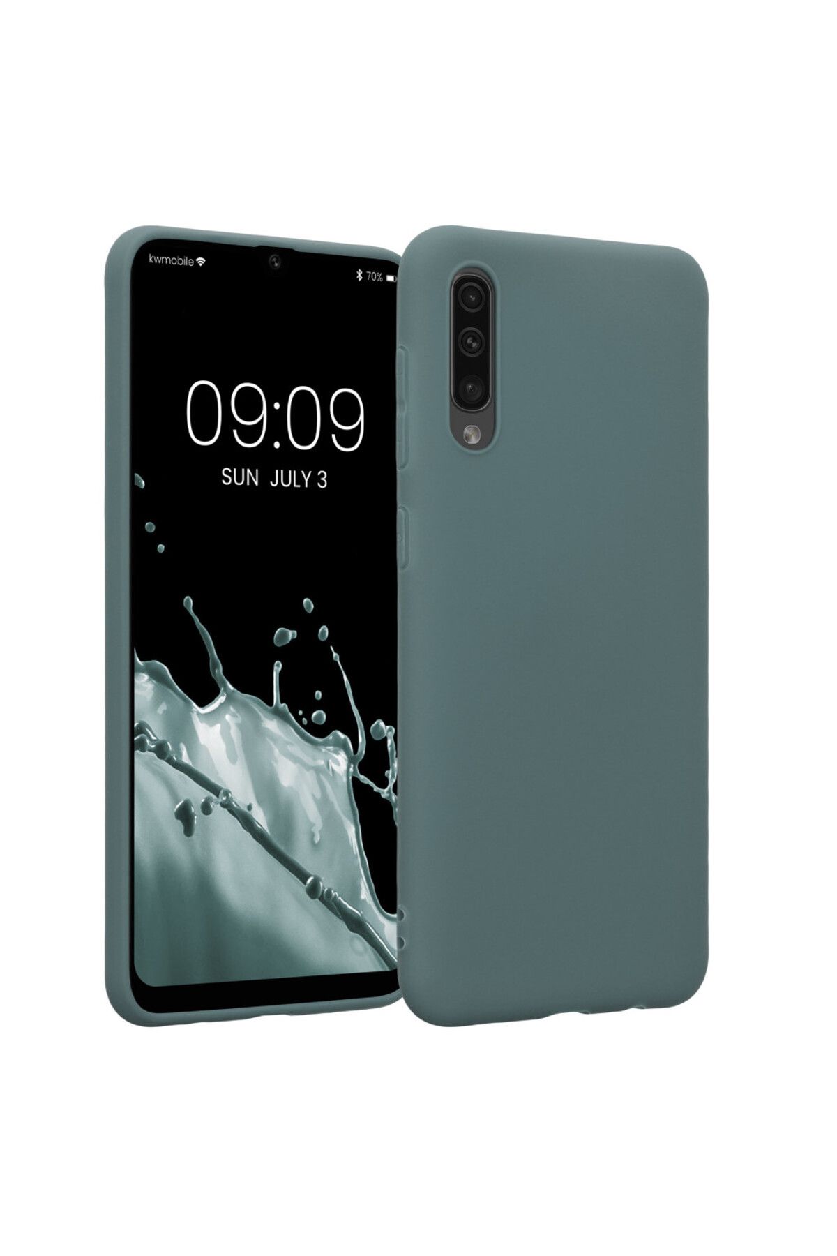 KWmobile Carcasă Pentru Samsung Galaxy A50, Silicon, Verde, 48054.171 - One Size