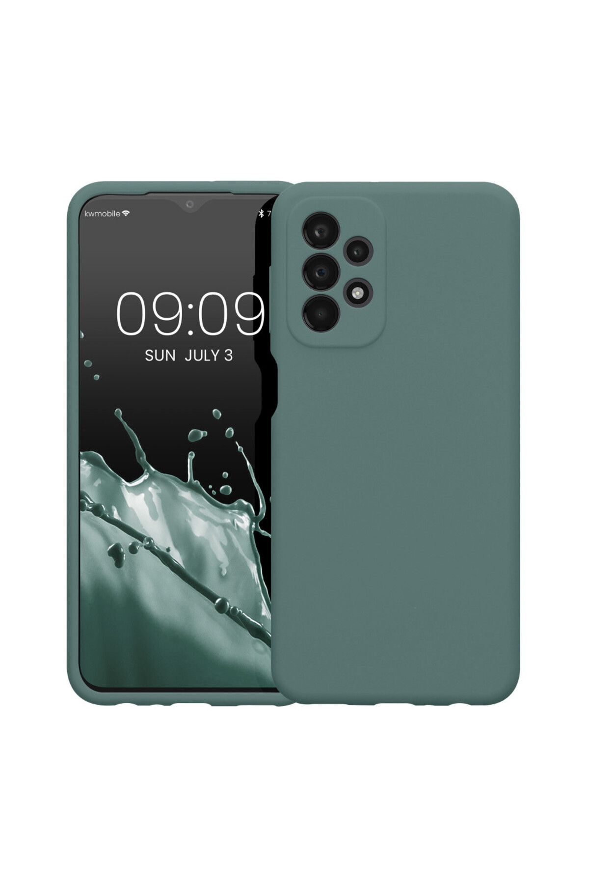 KWmobile-Case For Samsung Galaxy A23, Silicone, Green, 57829.171 2