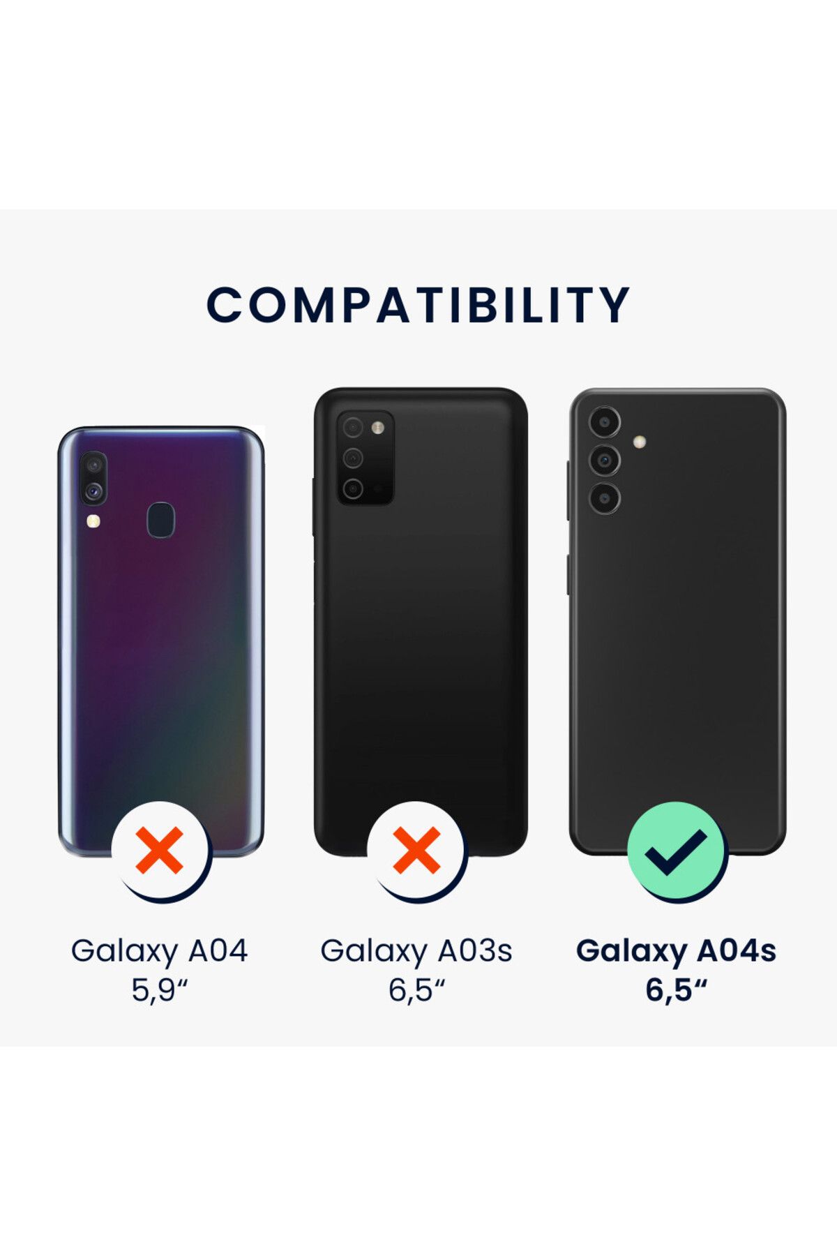KWmobile-Husa pentru Samsung Galaxy A04s, silicon, albastra, 60135.64 6