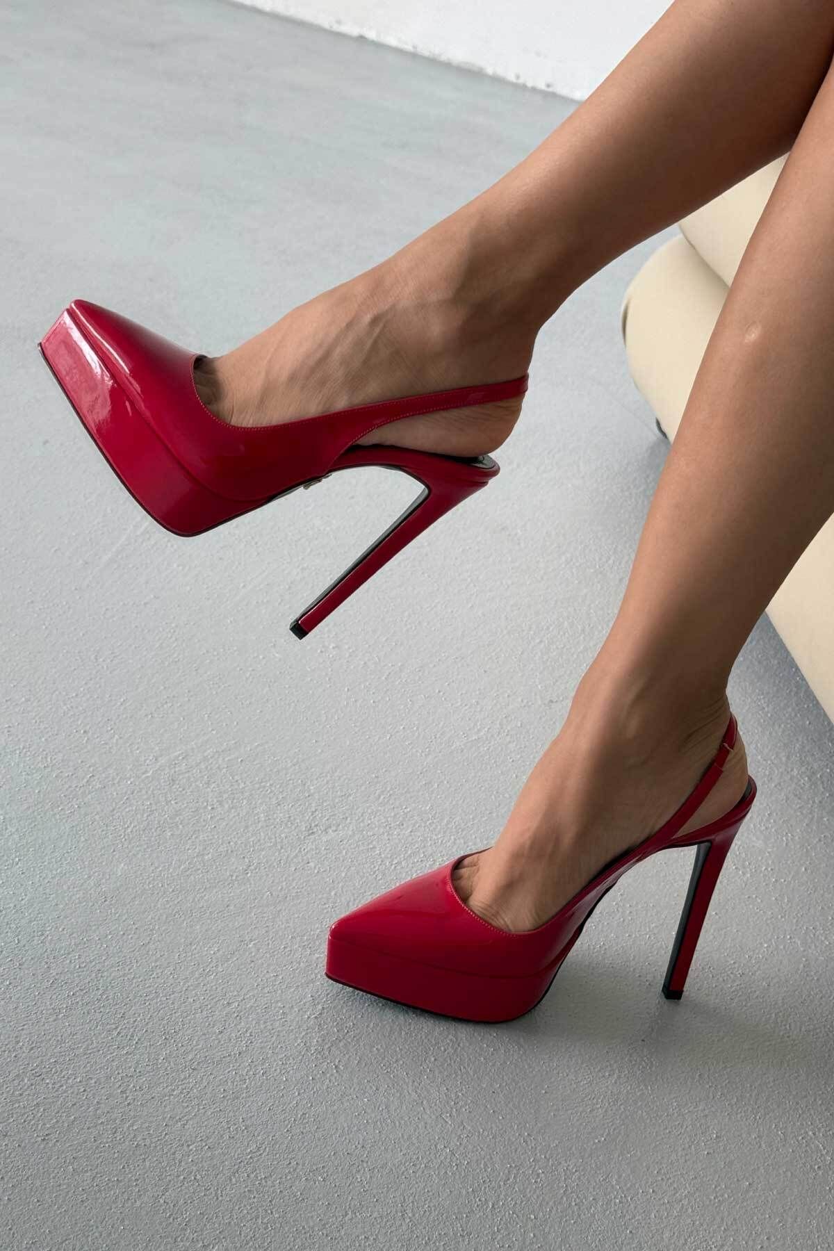AYAKKABI PRENSİ-Flex Red Patent Leather 8