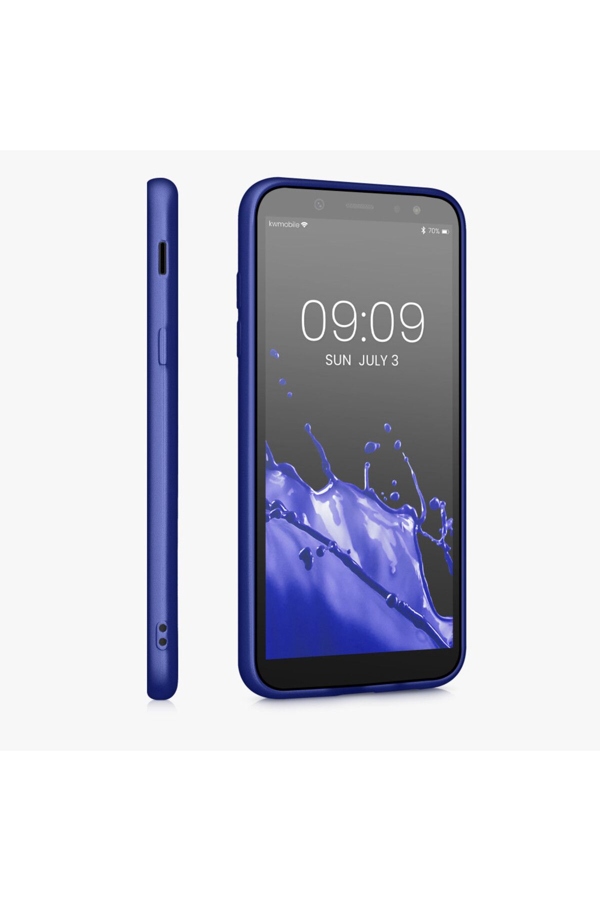 KWmobile-Husa pentru Samsung Galaxy A6 (2018), silicon, albastru, 46374.64 5