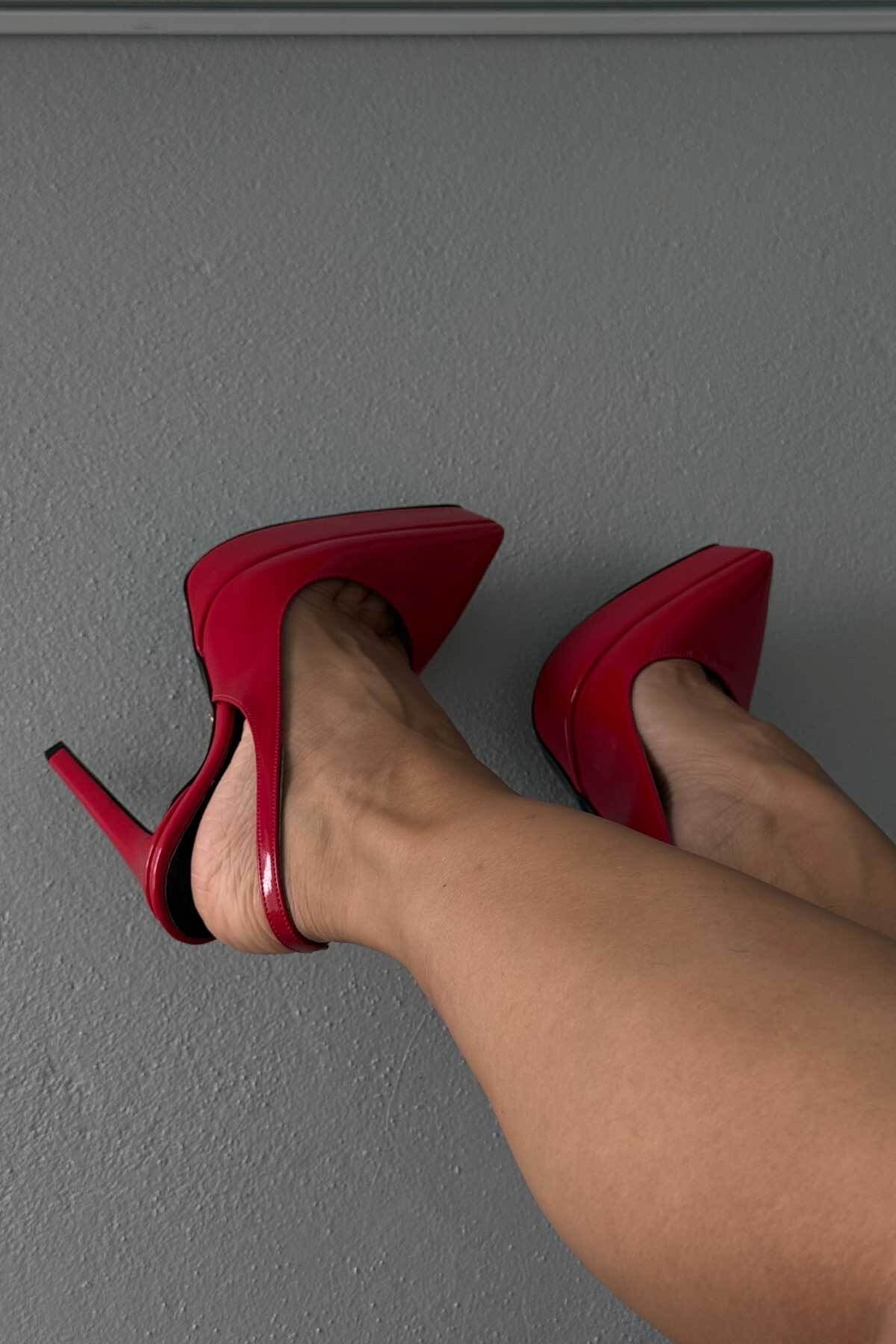 AYAKKABI PRENSİ-Flex Red Patent Leather 7