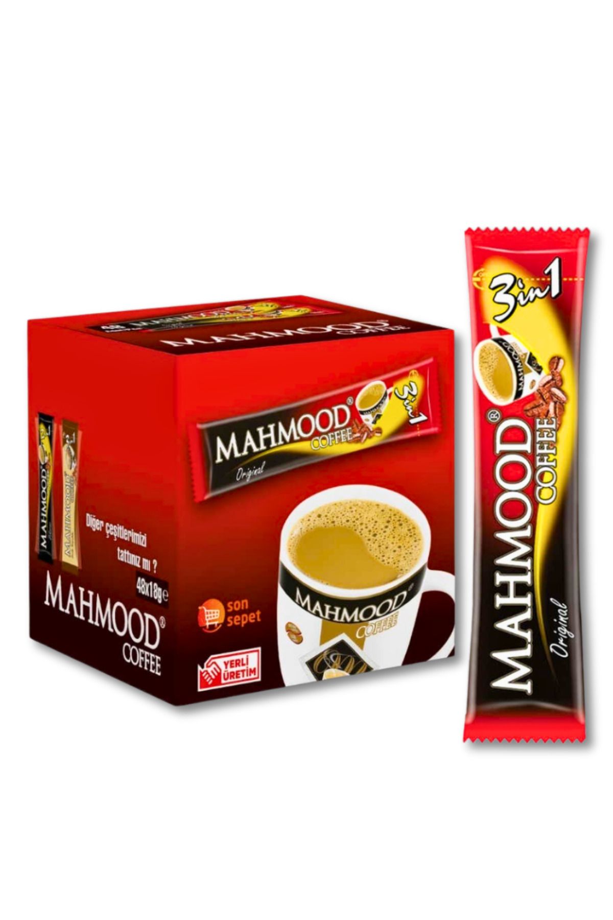 Koçak Bademci Mahmood Coffee 3'ü 1 Arada Hazır