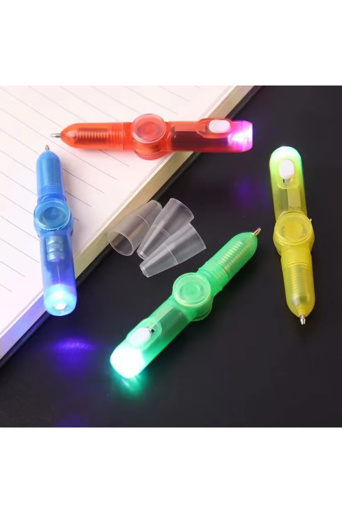 Generic-Fidget Spinner Pen with Led Light - Spinning Toy and Non-Exhausting Pen 7