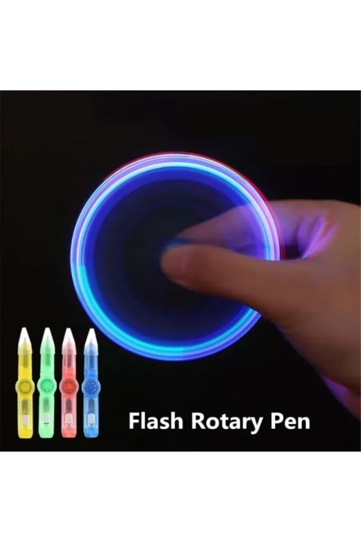 Generic-Fidget Spinner Pen with Led Light - Spinning Toy and Non-Exhausting Pen 6