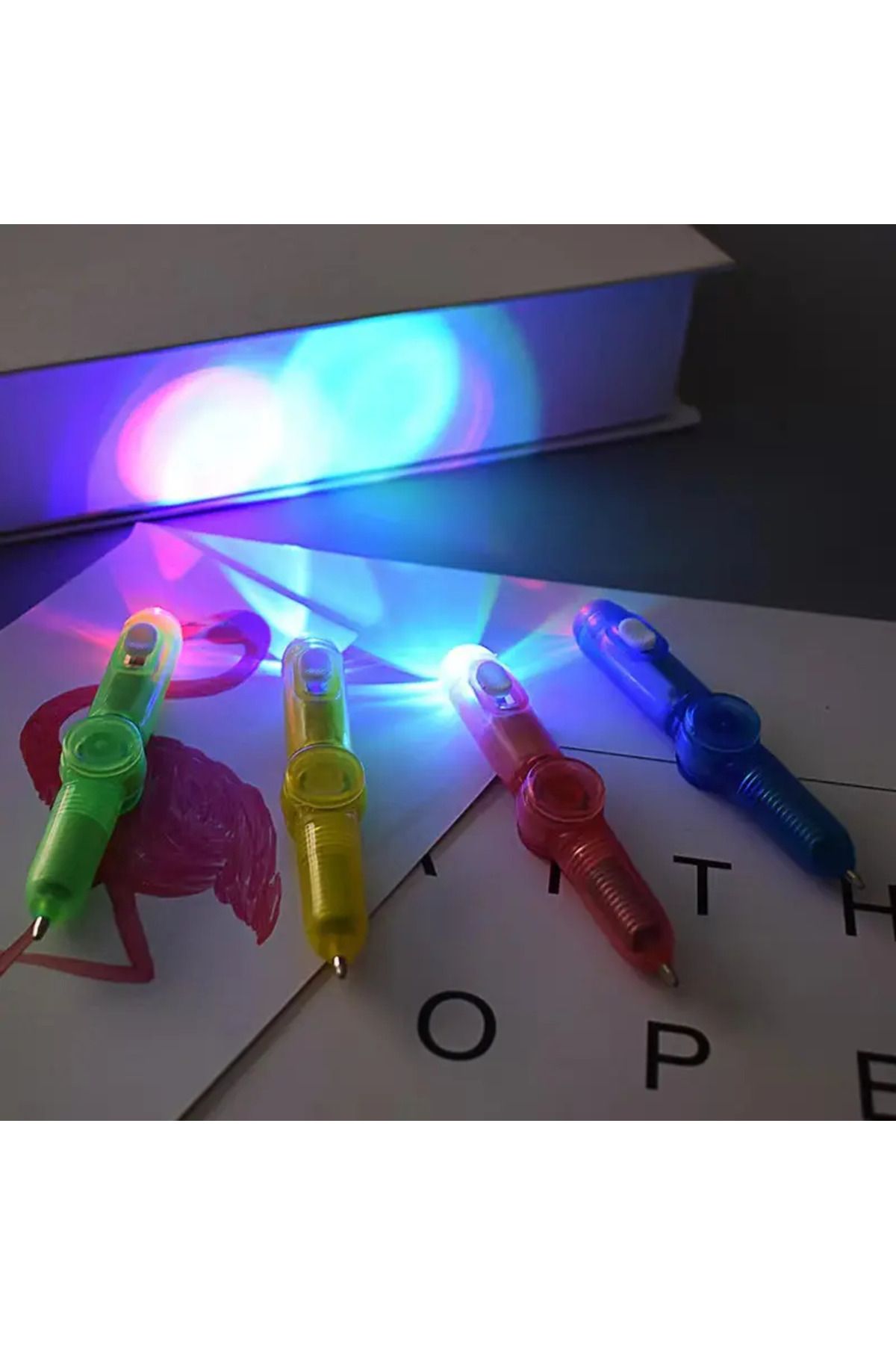 Generic-Fidget Spinner Pen with Led Light - Spinning Toy and Non-Exhausting Pen 7