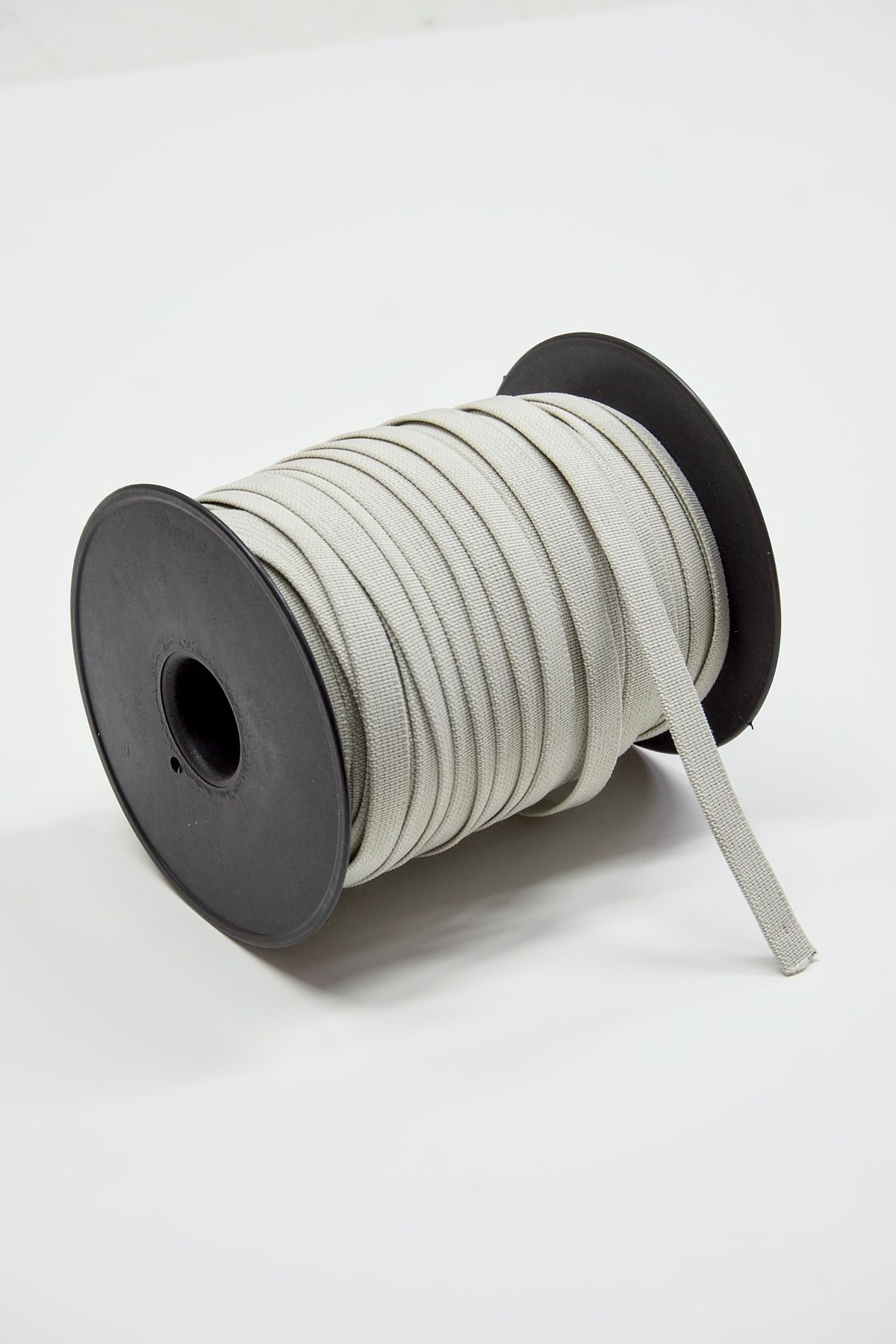 Dokumarkt 8 mm Yassı Dokuma Lastik Şerit - 10 Metre