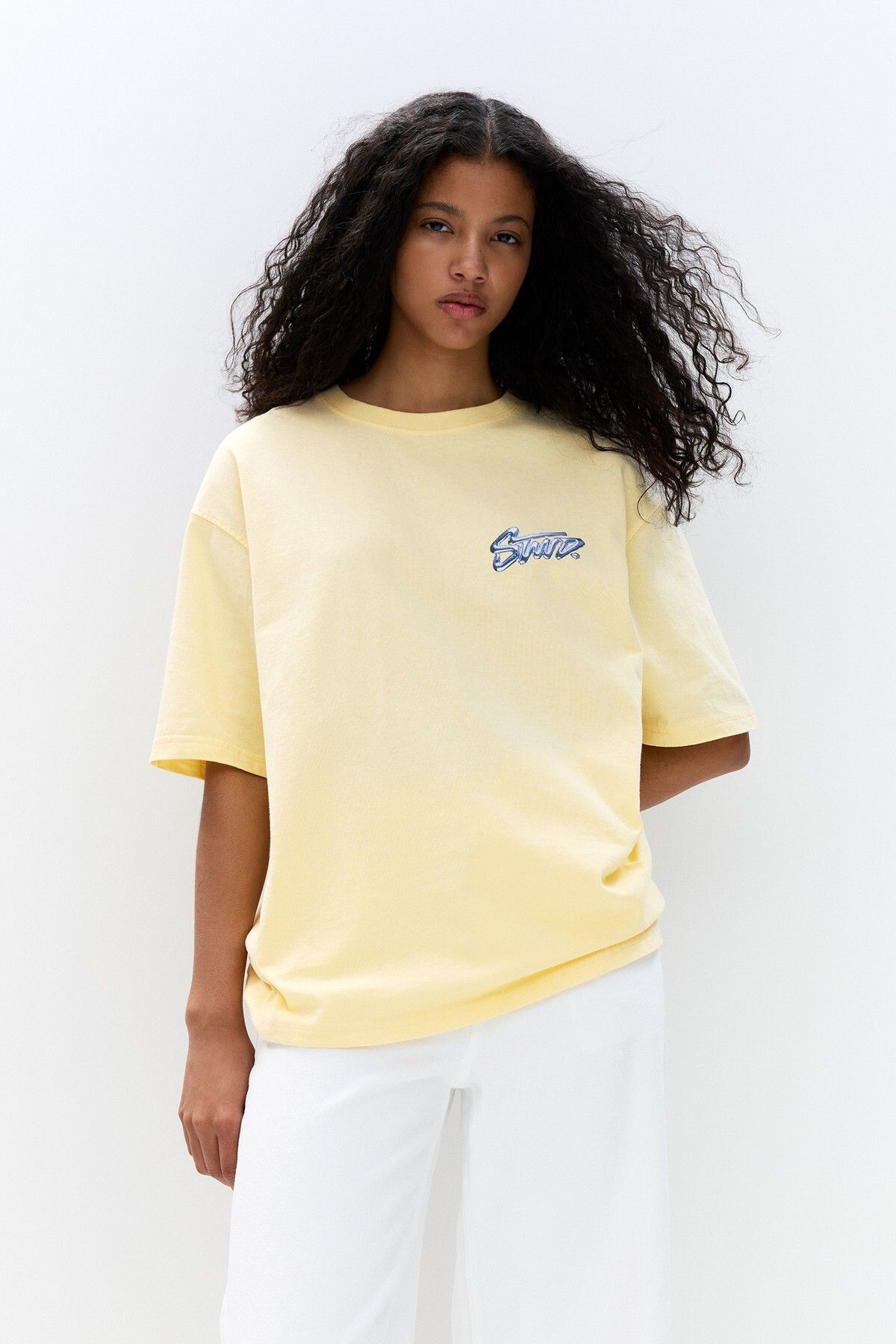 Pull & Bear Balon baskılı STWD t-shirt