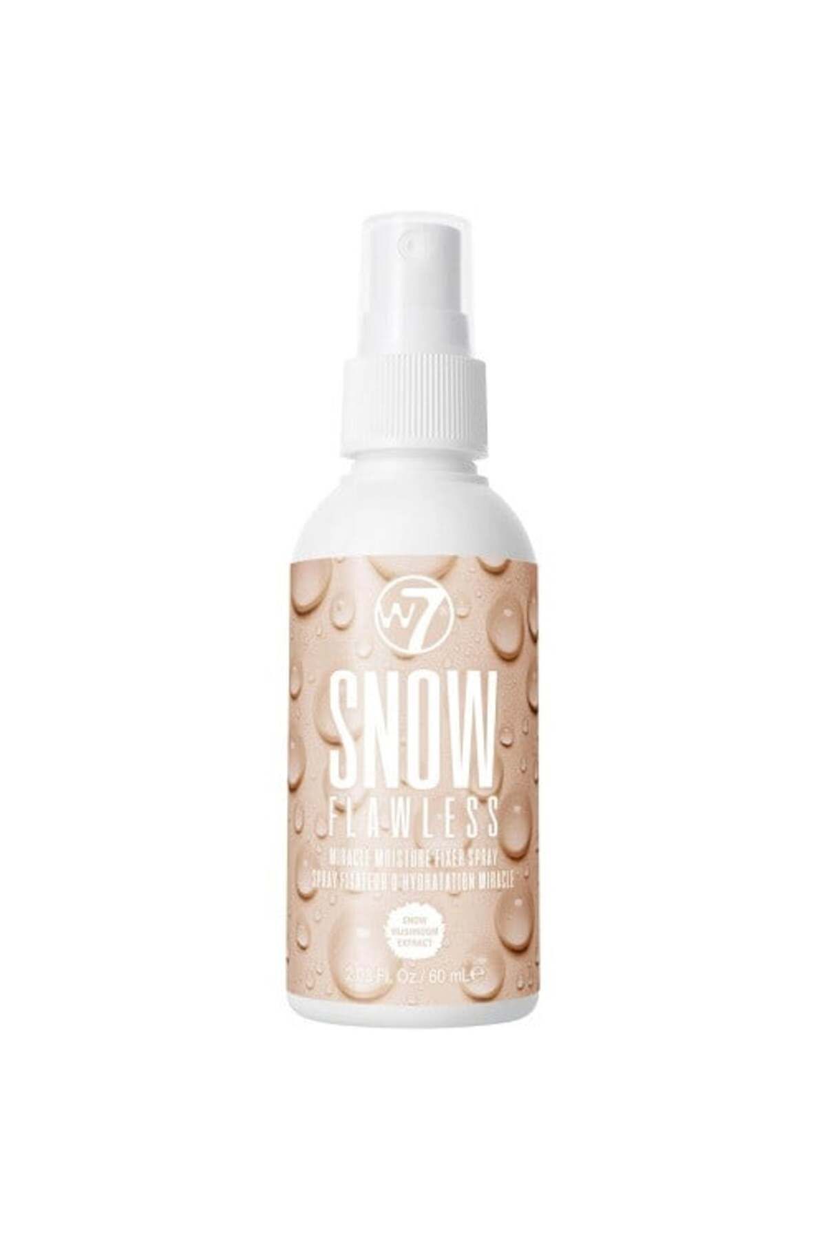w7 Spray Fixare Machiaj, , Snow Flawless Fixer Spray, 60 Ml - One Size