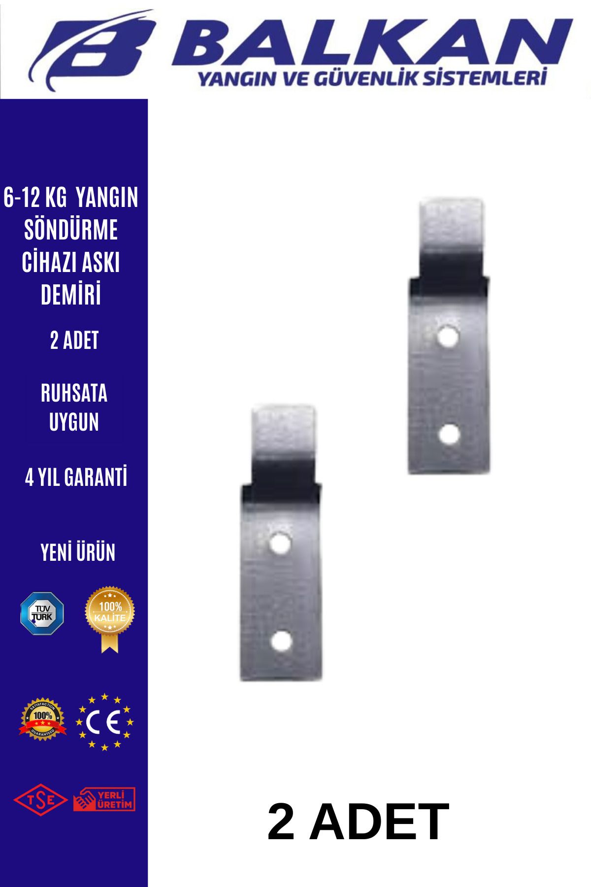 Balkan Ticaret 6-12 kg yangın söndürme cihazı askı demiri