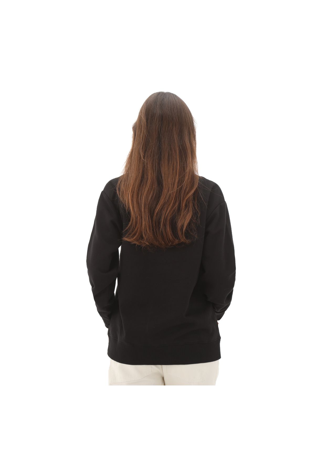 Vans-Flying V Bff Crew Emea - Γυναικείο μαύρο φούτερ 00046xblk1-r 3
