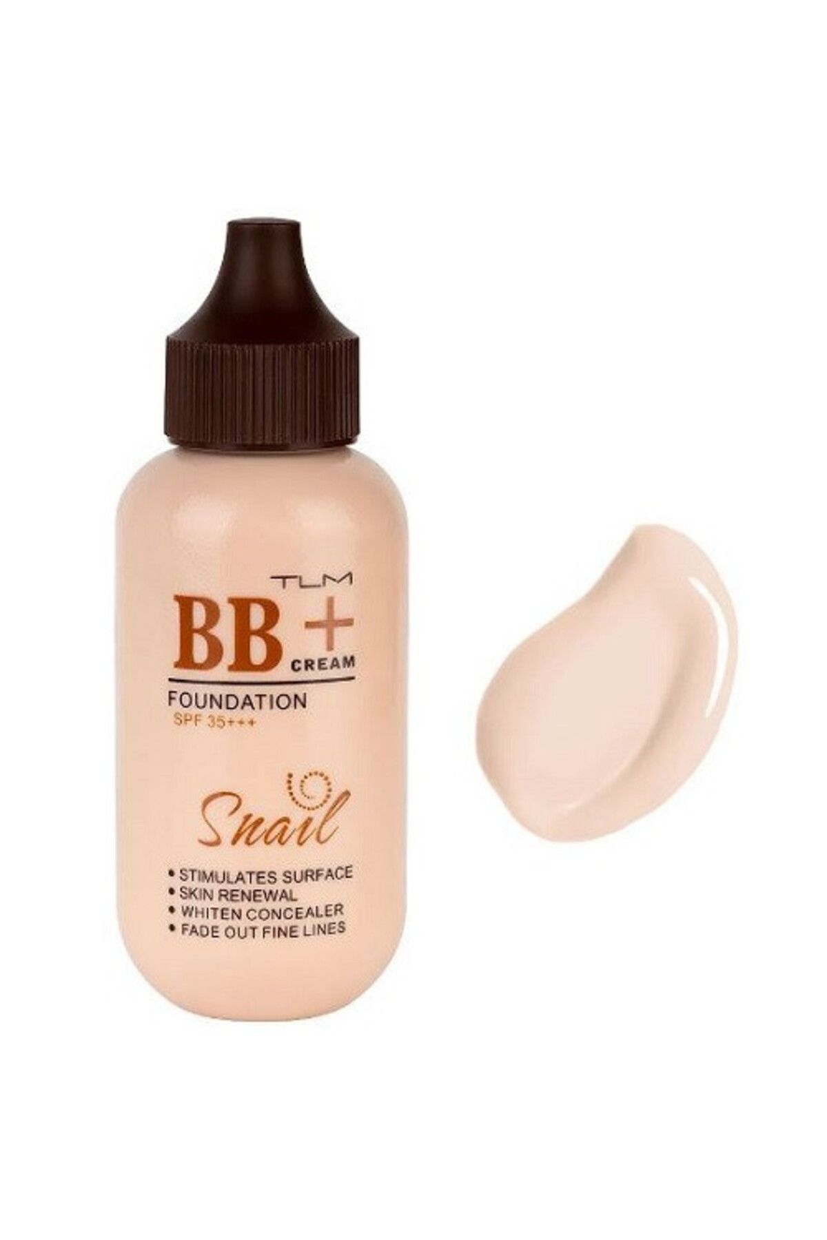 TLM-Fond de ten BB Cream cu extract de melc, TLM, Snail, SPF35, 101, 40 ml 3