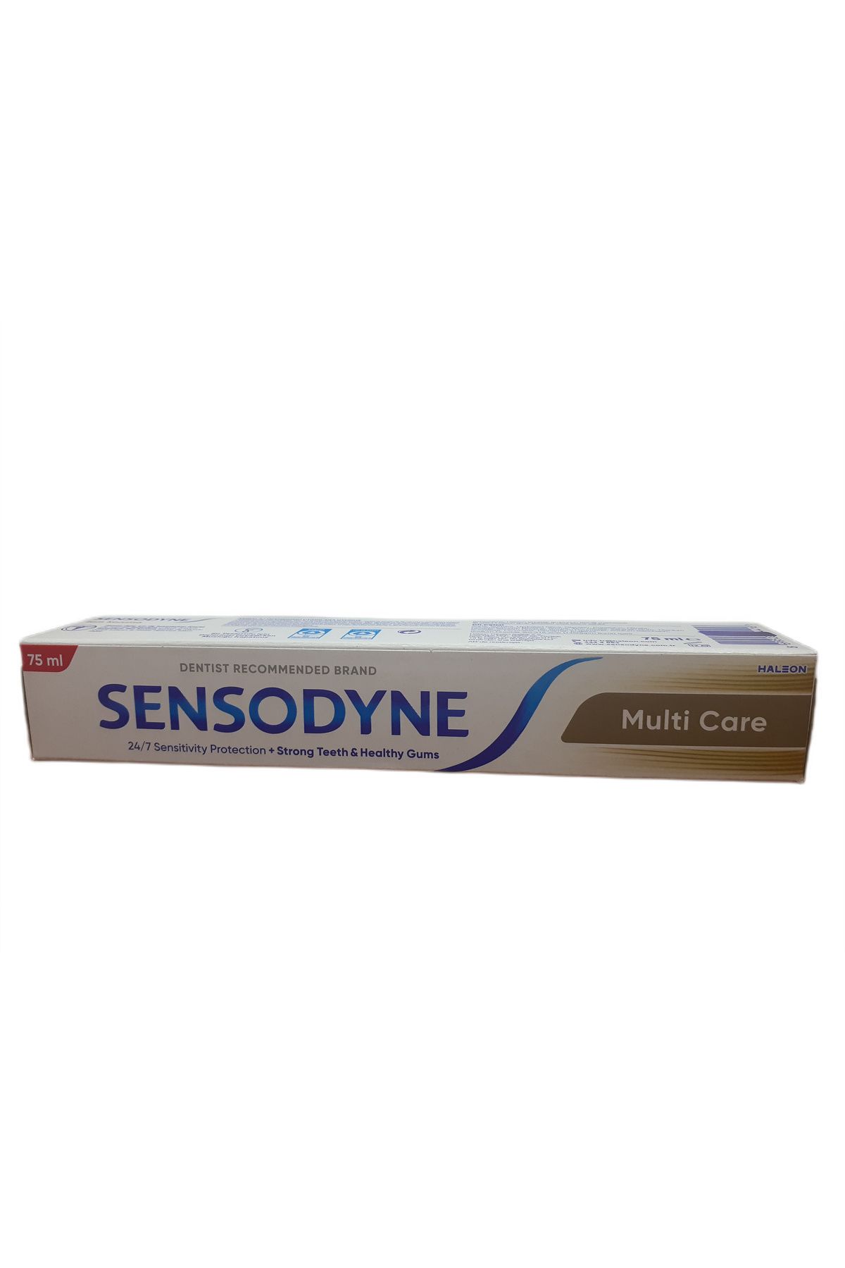 Sensodyne-معجون أسنان 75 مل + مزيل اللثة + مجموعة فرشاة أسنان على شكل بيضة (3 قطع) 4