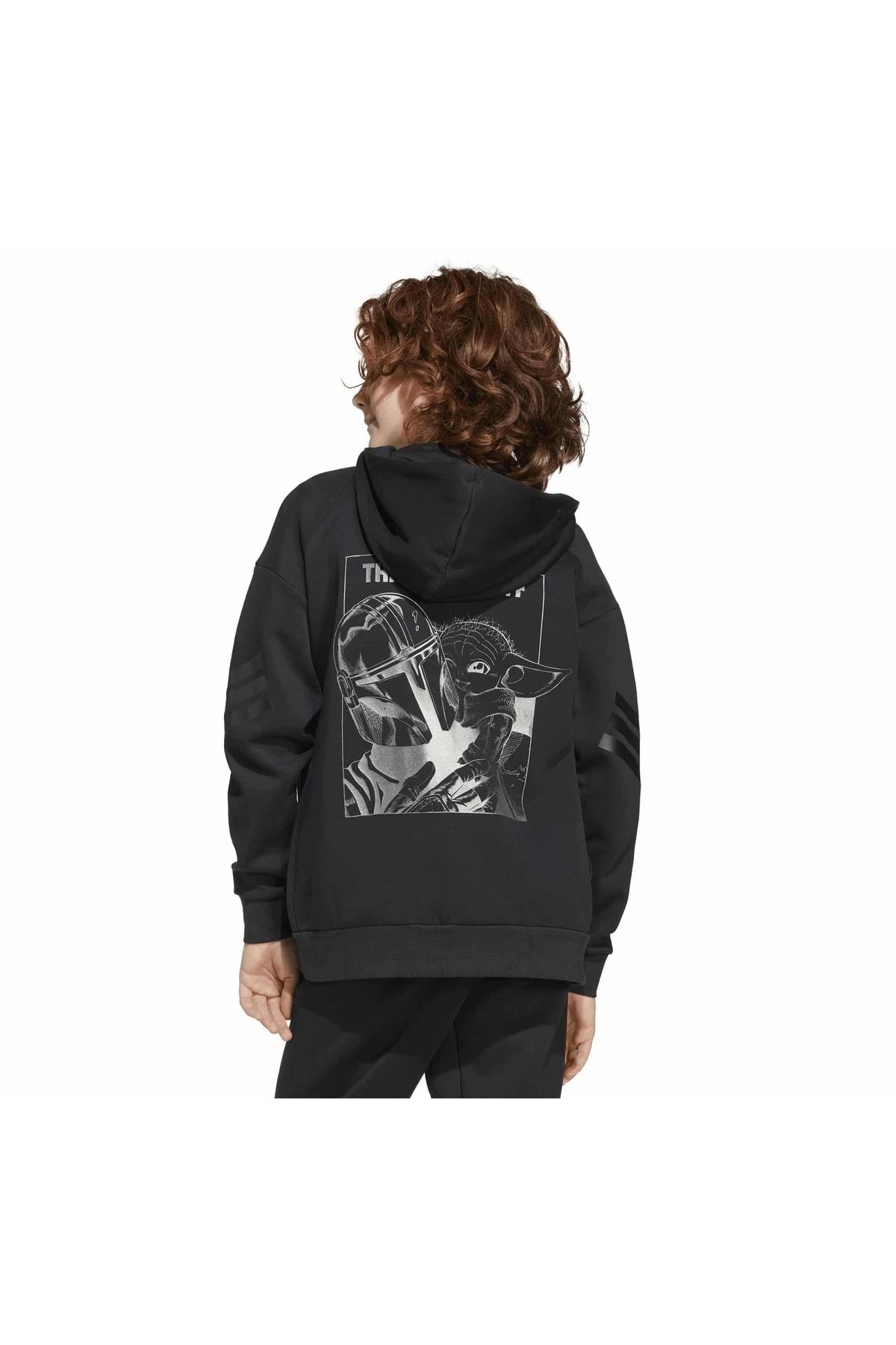 adidas-Star Wars Mandalorian Kids Jacket - Black 3