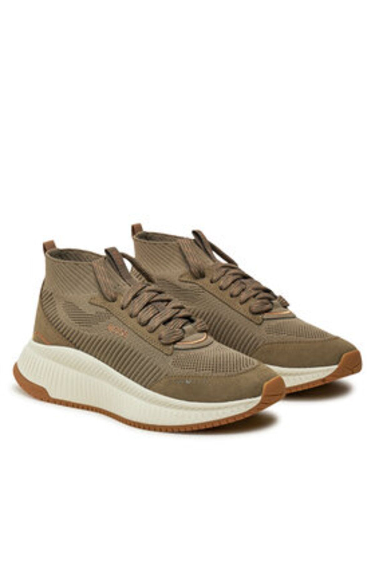 BOSS-women's sneakers 50523933 brown 2