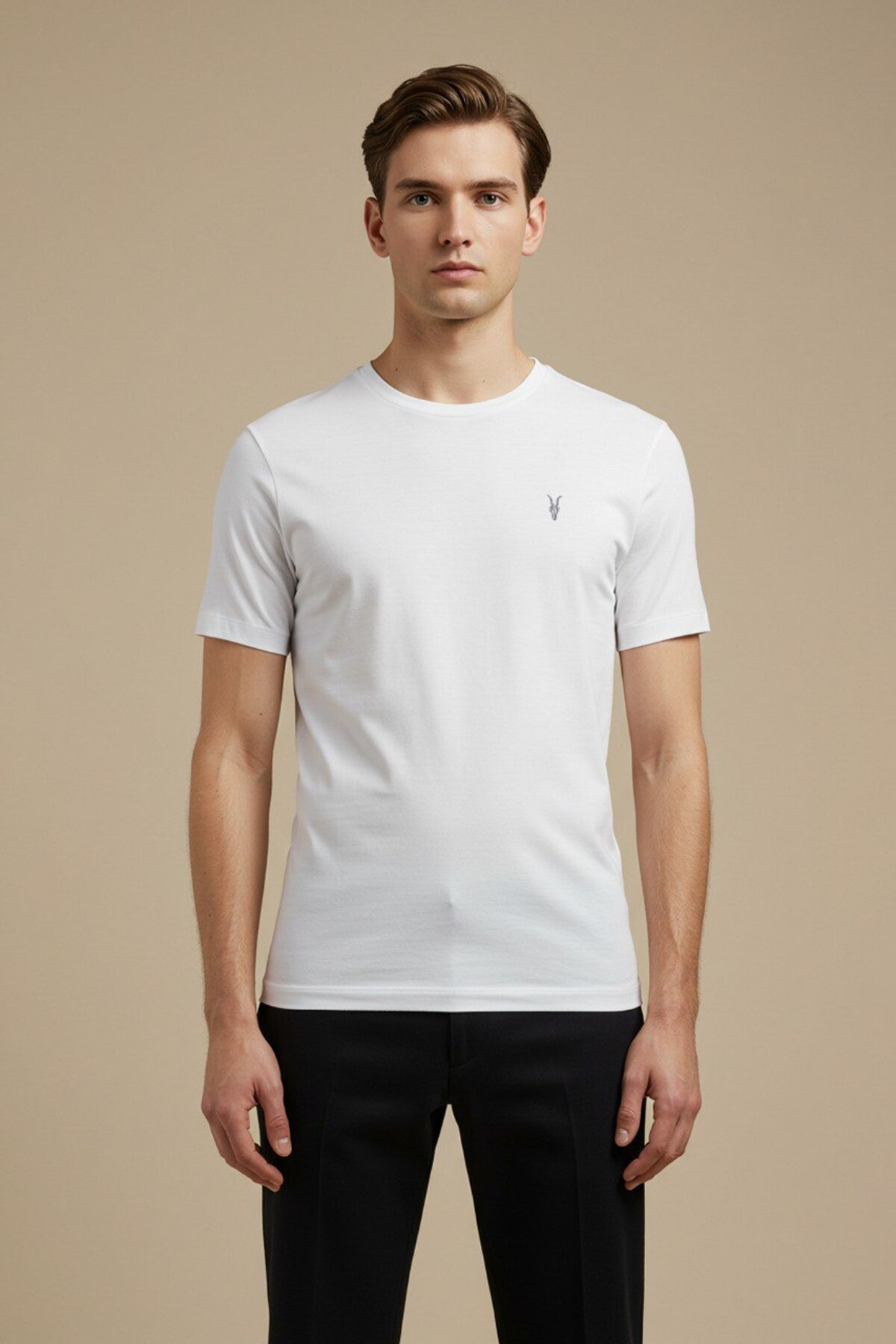 Kozik  Erkek İç Göstermeyen Standart-Fit Relaxed %100 Pamuklu 5 Li T-shirt Avantajlı Paketi - Görsel 3