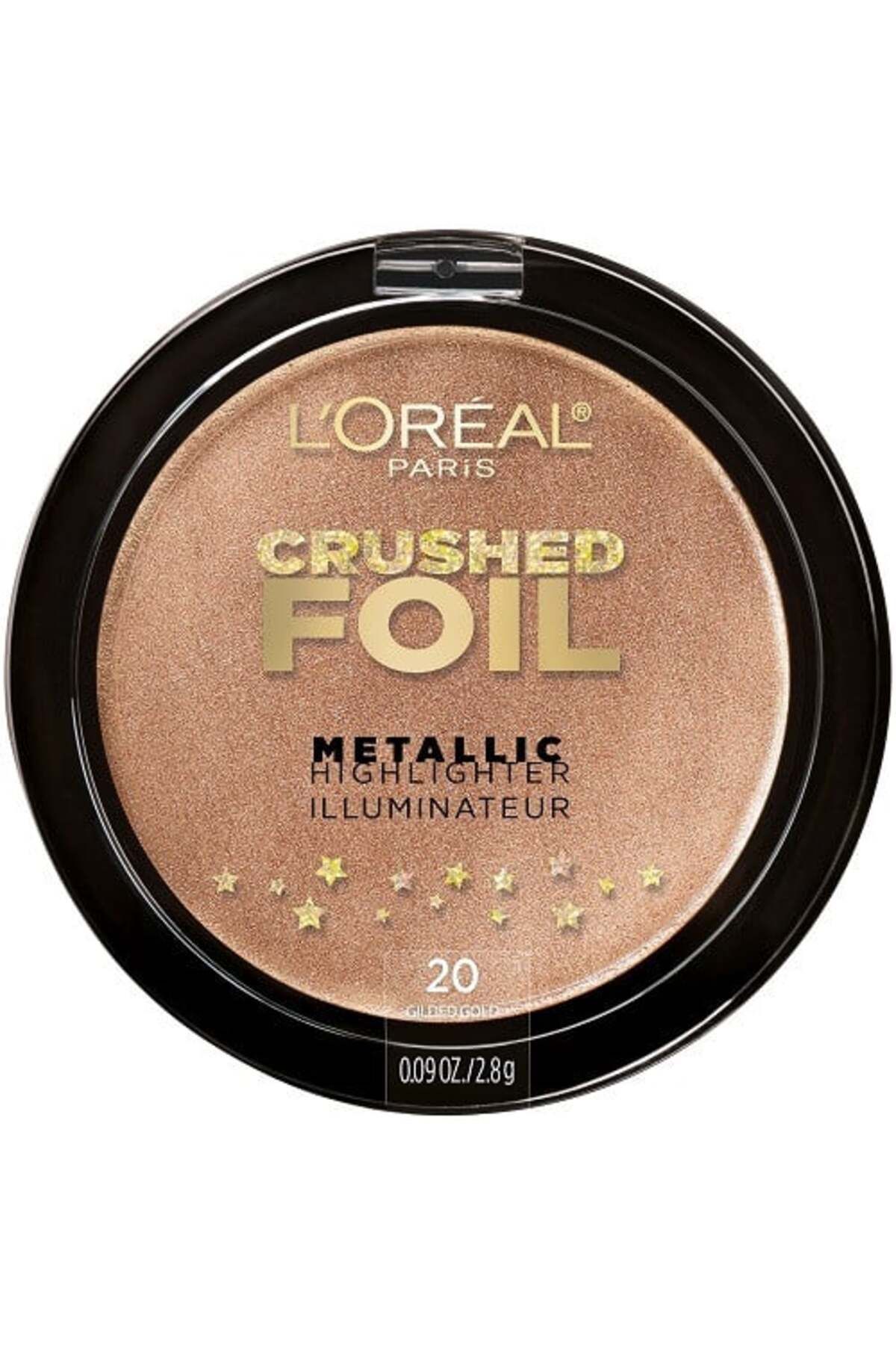 L'Oreal Paris Iluminator, Loreal, Crushed Foil Metallic, 20 Gilded Glow - One Size