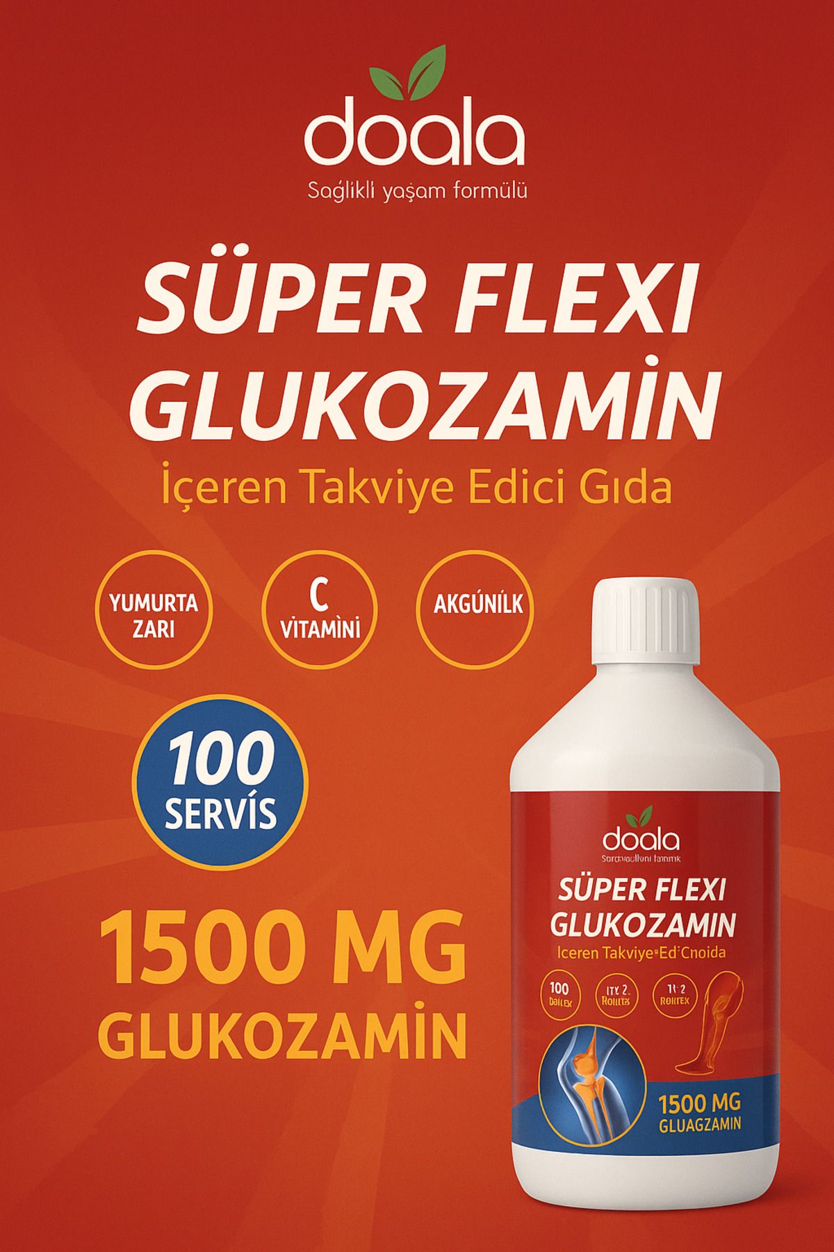 Doala-1500 Mg Super Flexi Glucosamine - Key to Your Joint Power 5