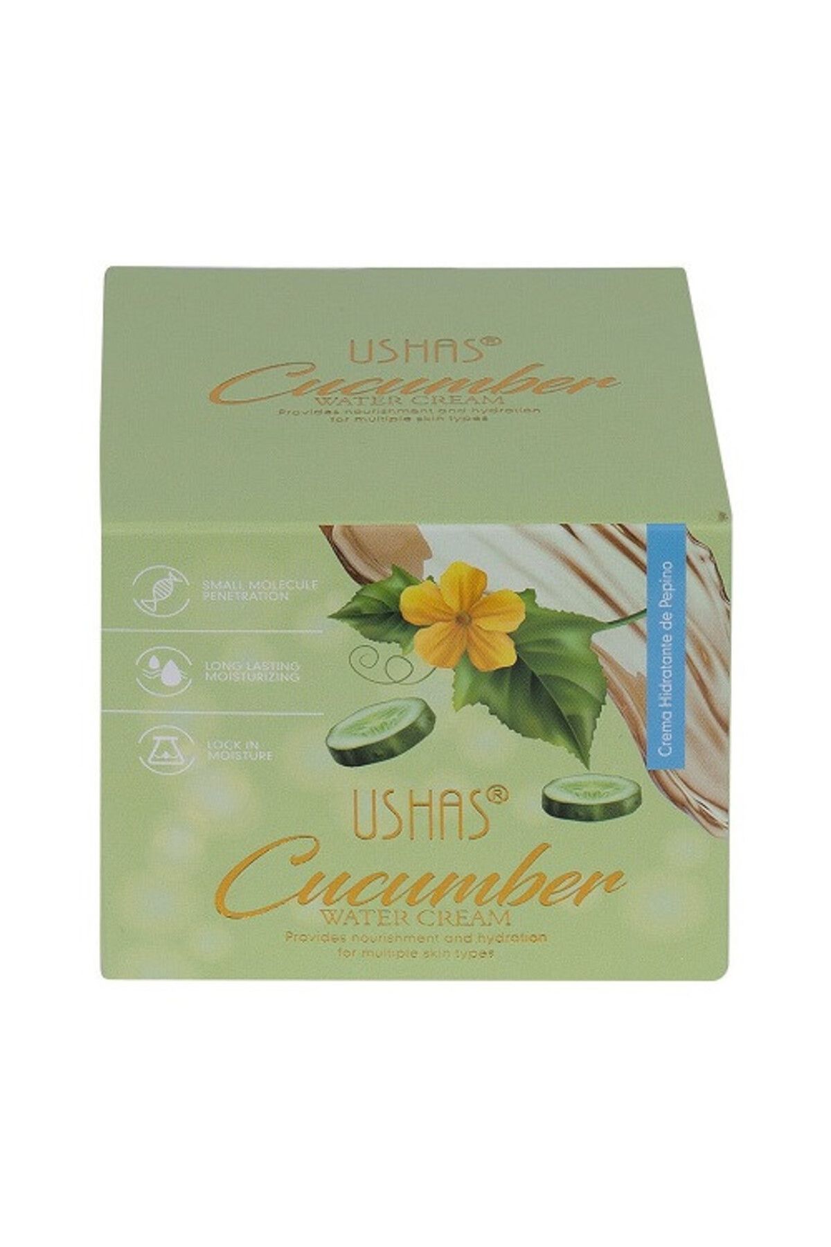 Ushas-Hydrating, repairing leave-in face mask, Ushas, ​​Cucumber, 80 g 3