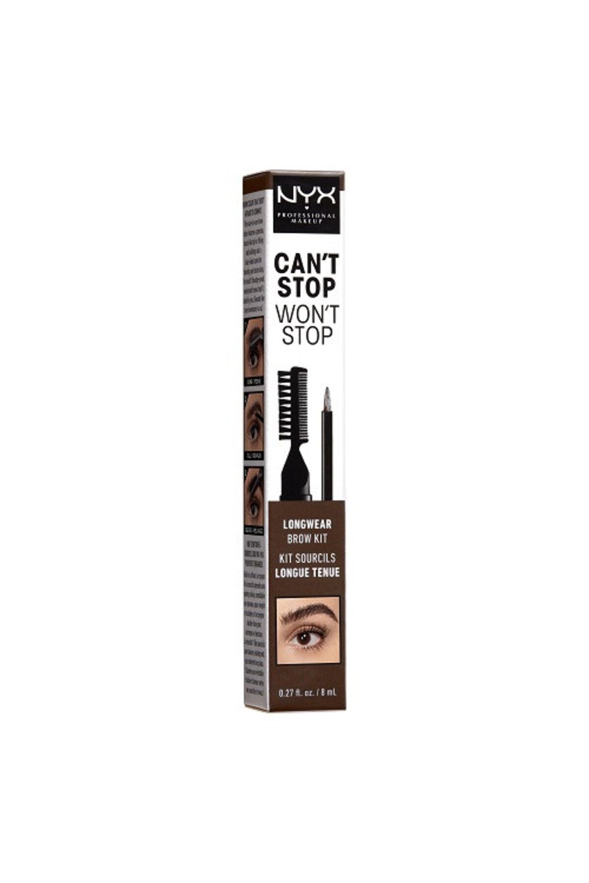NYX-Gel Sprancene, , Can`t Stop Won't Stop, 07 Espresso 2