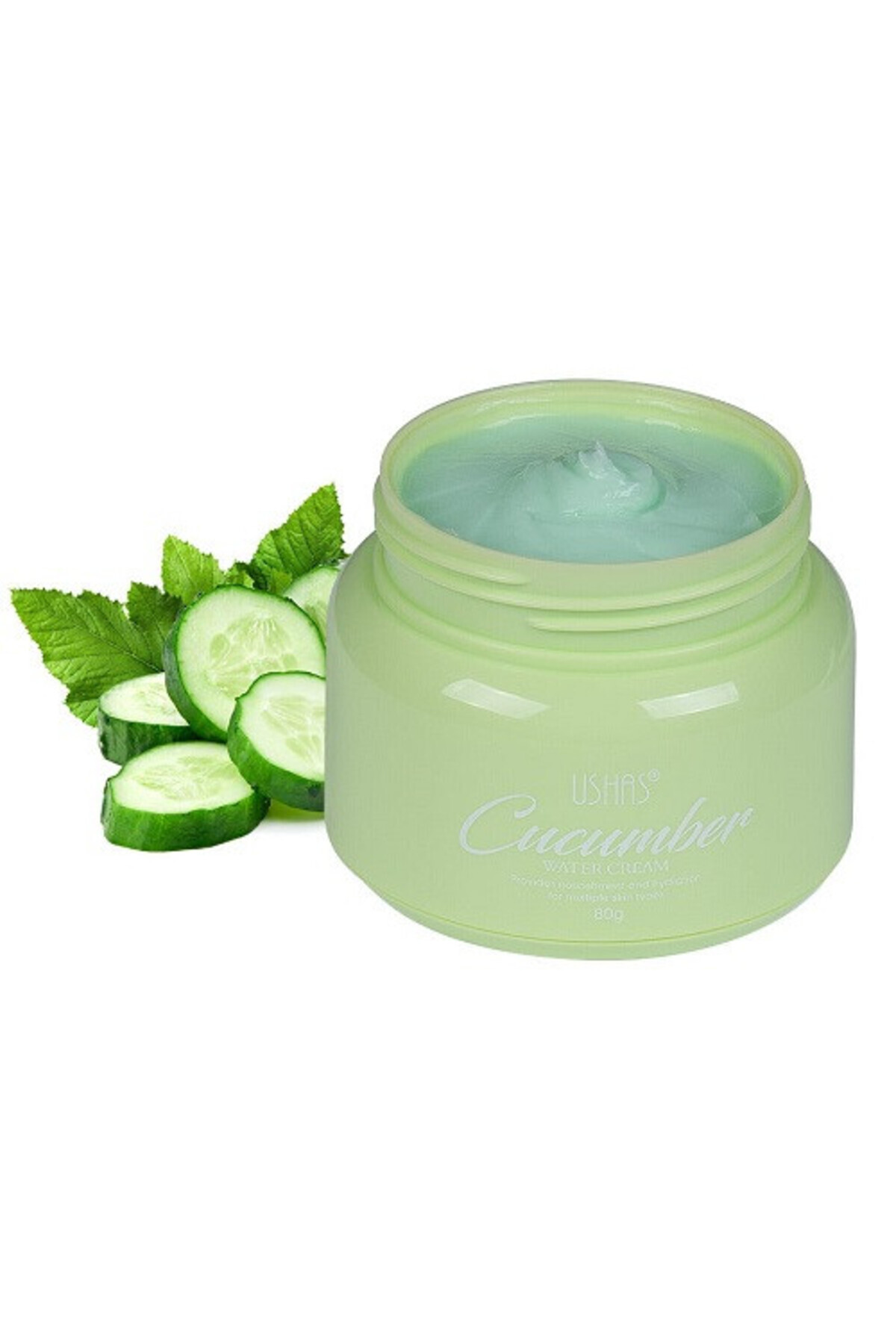 Ushas-Hydrating, repairing leave-in face mask, Ushas, ​​Cucumber, 80 g 1